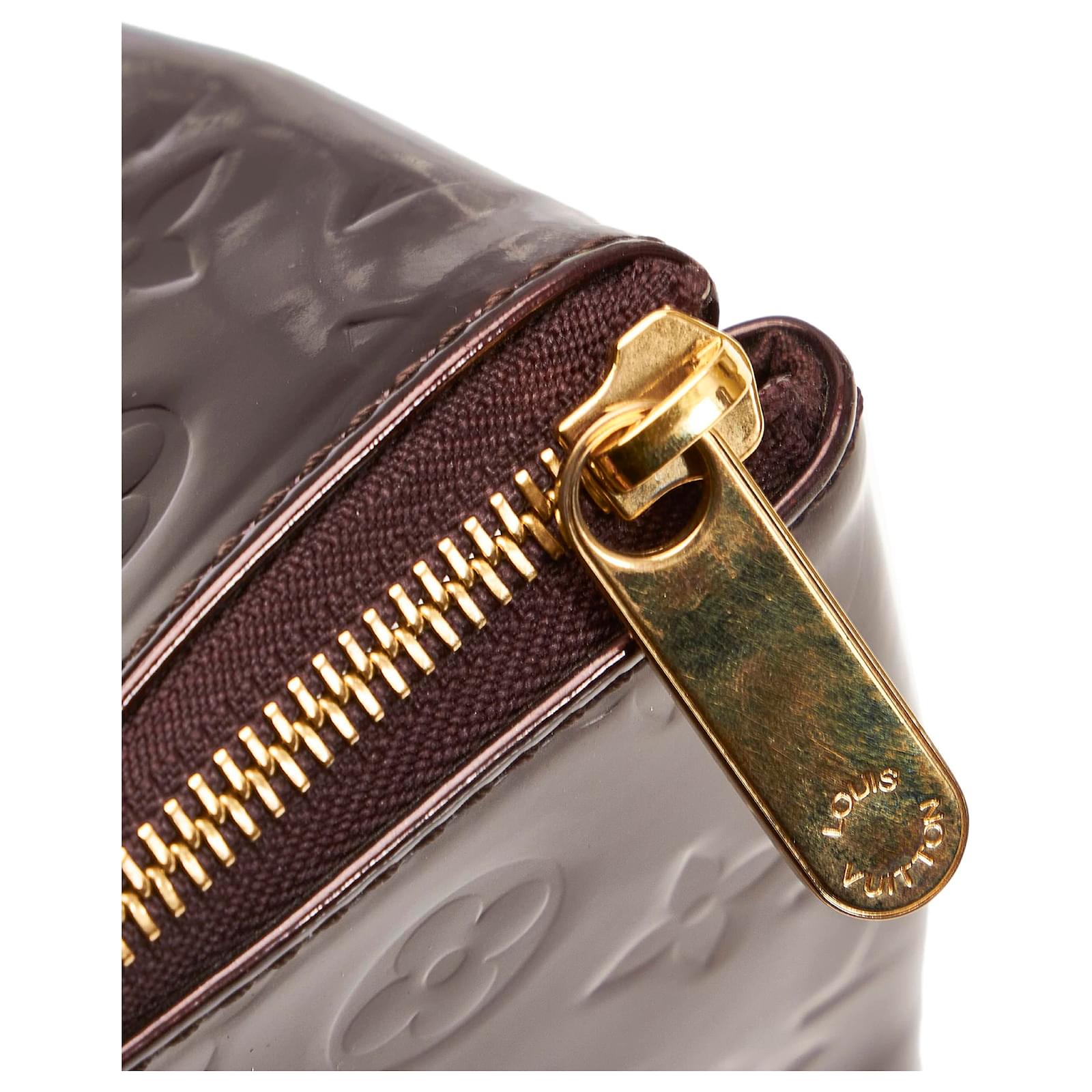 Louis Vuitton Purple Vernis Rosewood Brown Light brown Leather Patent  leather ref.602509 - Joli Closet