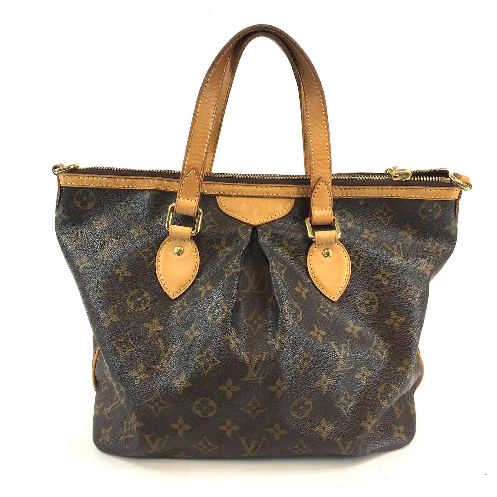 Louis Vuitton Palermo PM Monogram Canvas Brown Leather ref.602732 - Joli  Closet