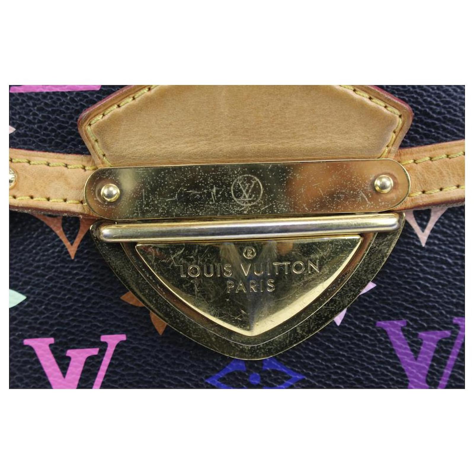 Louis Vuitton Murakami Black Multicolor Beverly GM Leather ref.603317 -  Joli Closet