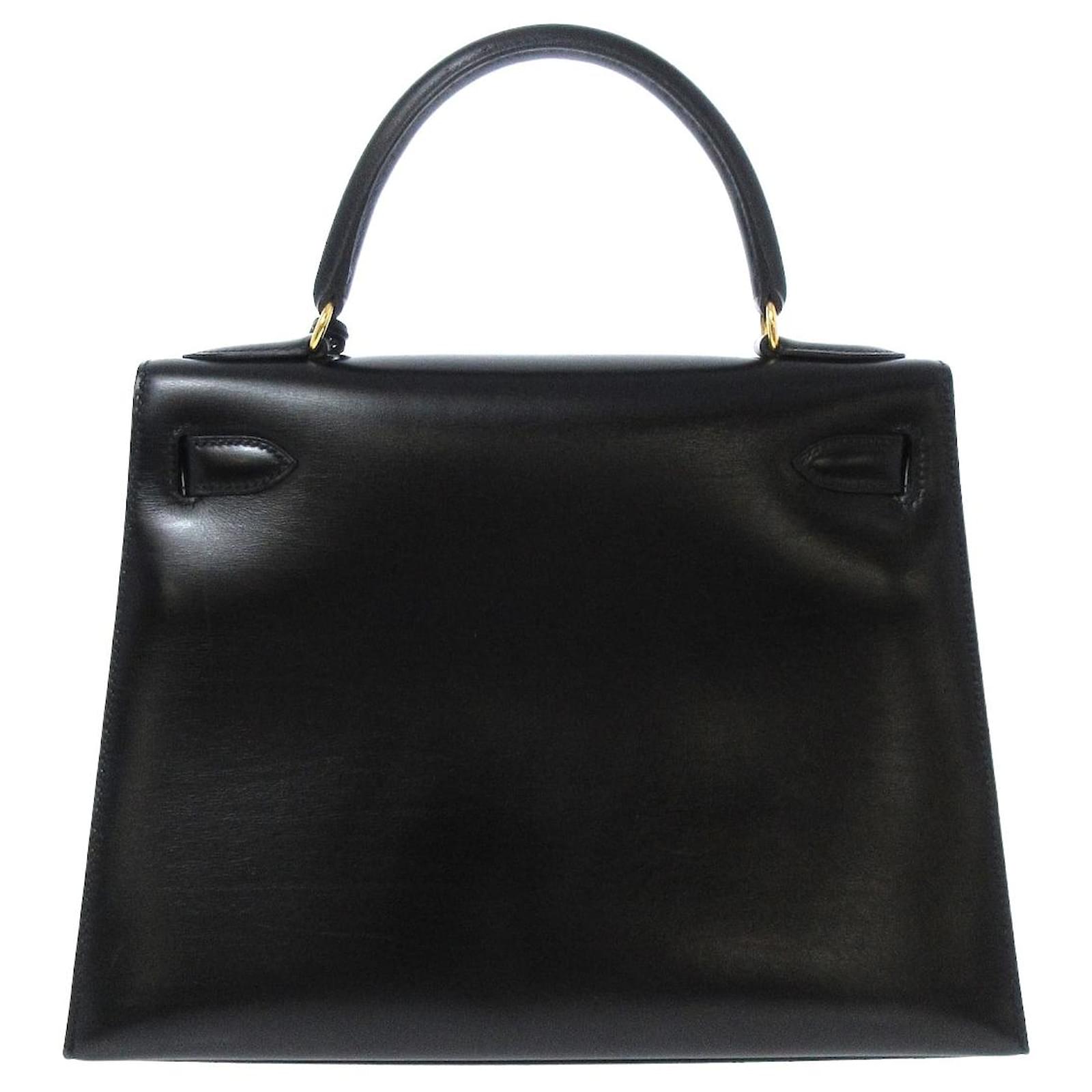 Hermès hermes kelly Black Pony-style calfskin ref.603410 - Joli Closet