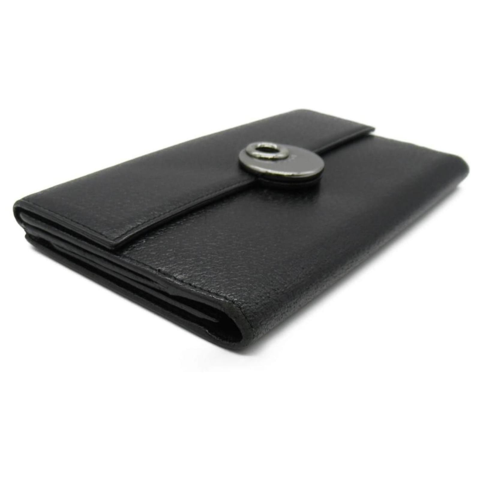 Gucci Leather Eclipse Wallet Black ref.603752 - Joli Closet