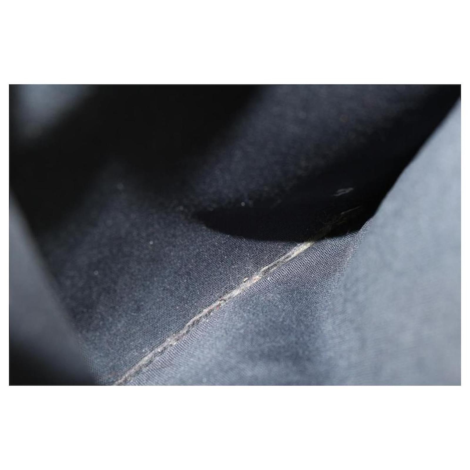 Louis Vuitton Blue Encre Grey Monogram Mini Lin Speedy Bandouliere