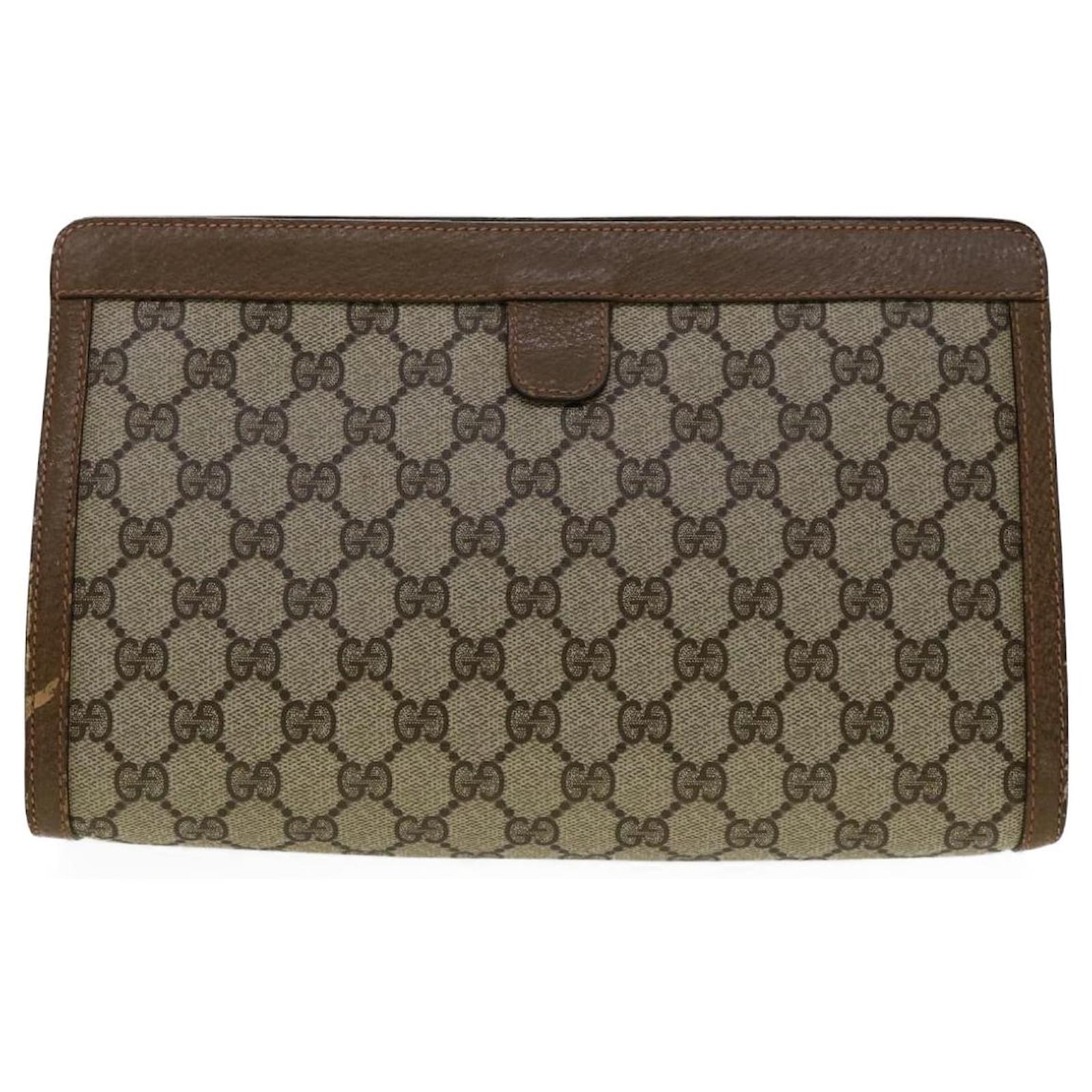 Gucci Ophidia Brown Leather ref.604063 - Joli Closet