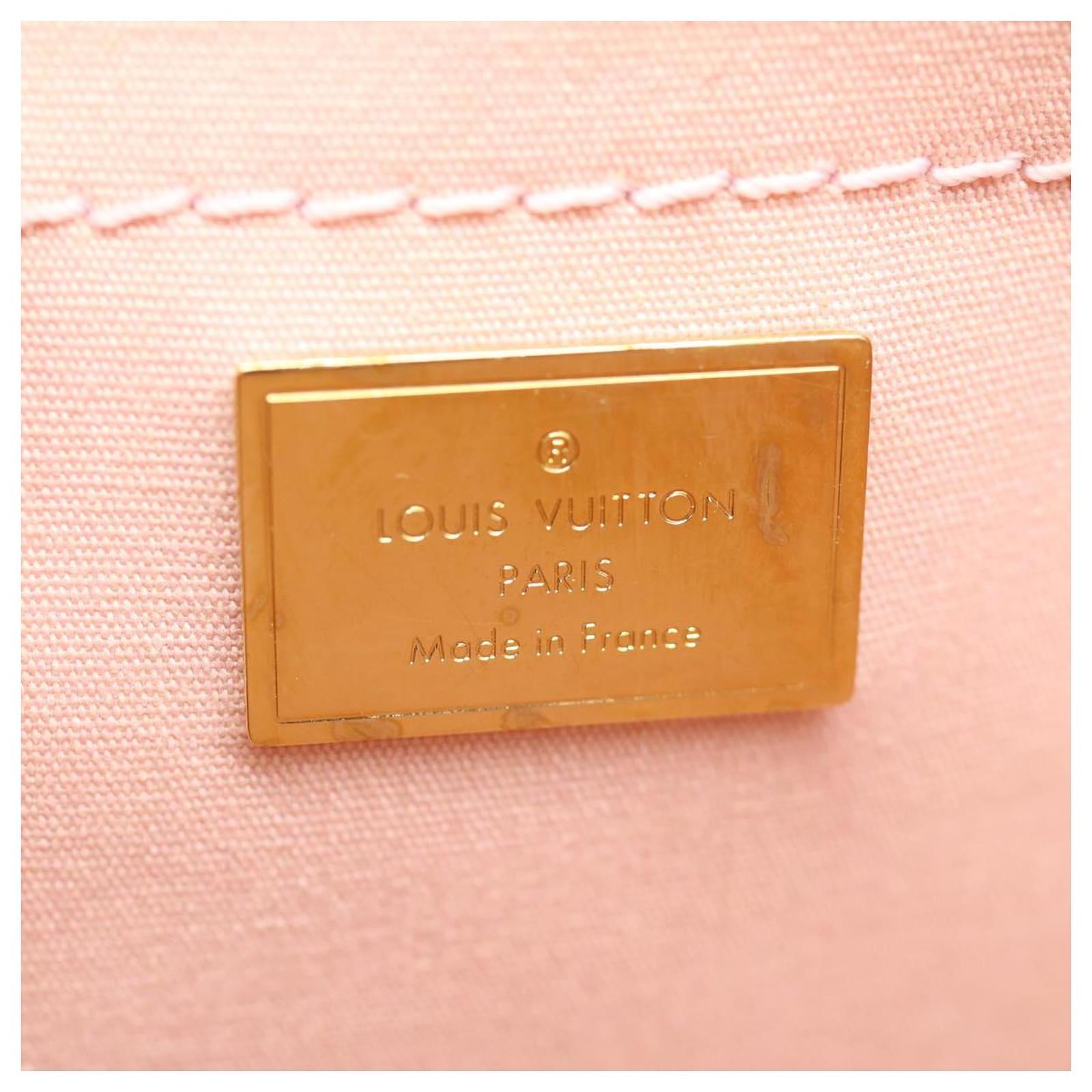 LOUIS VUITTON Vernis Santa monica clutch Shoulder Bag Pink M50410 Auth  rz414 Patent leather ref.605207 - Joli Closet