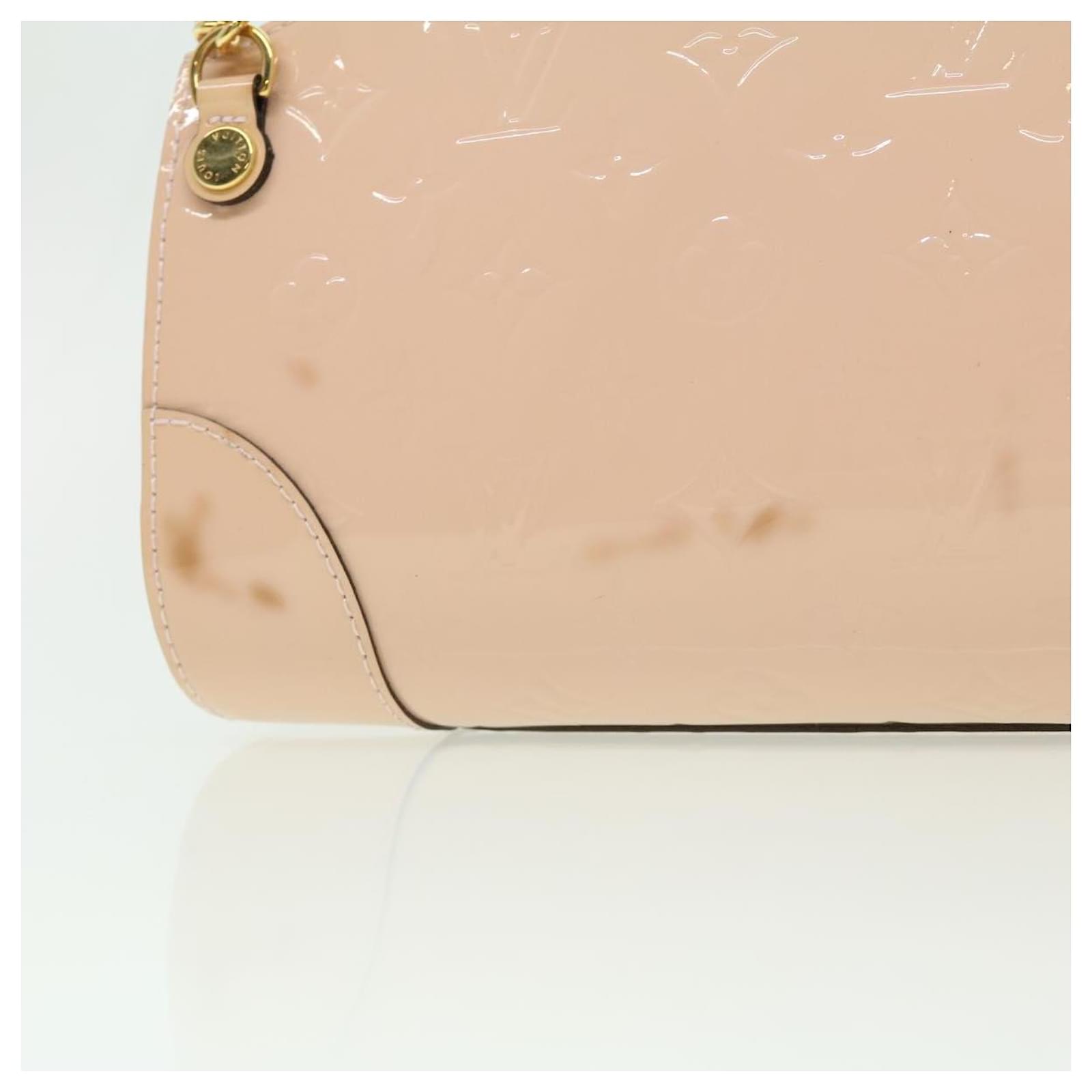 LOUIS VUITTON Vernis Santa monica clutch Shoulder Bag Pink M50410