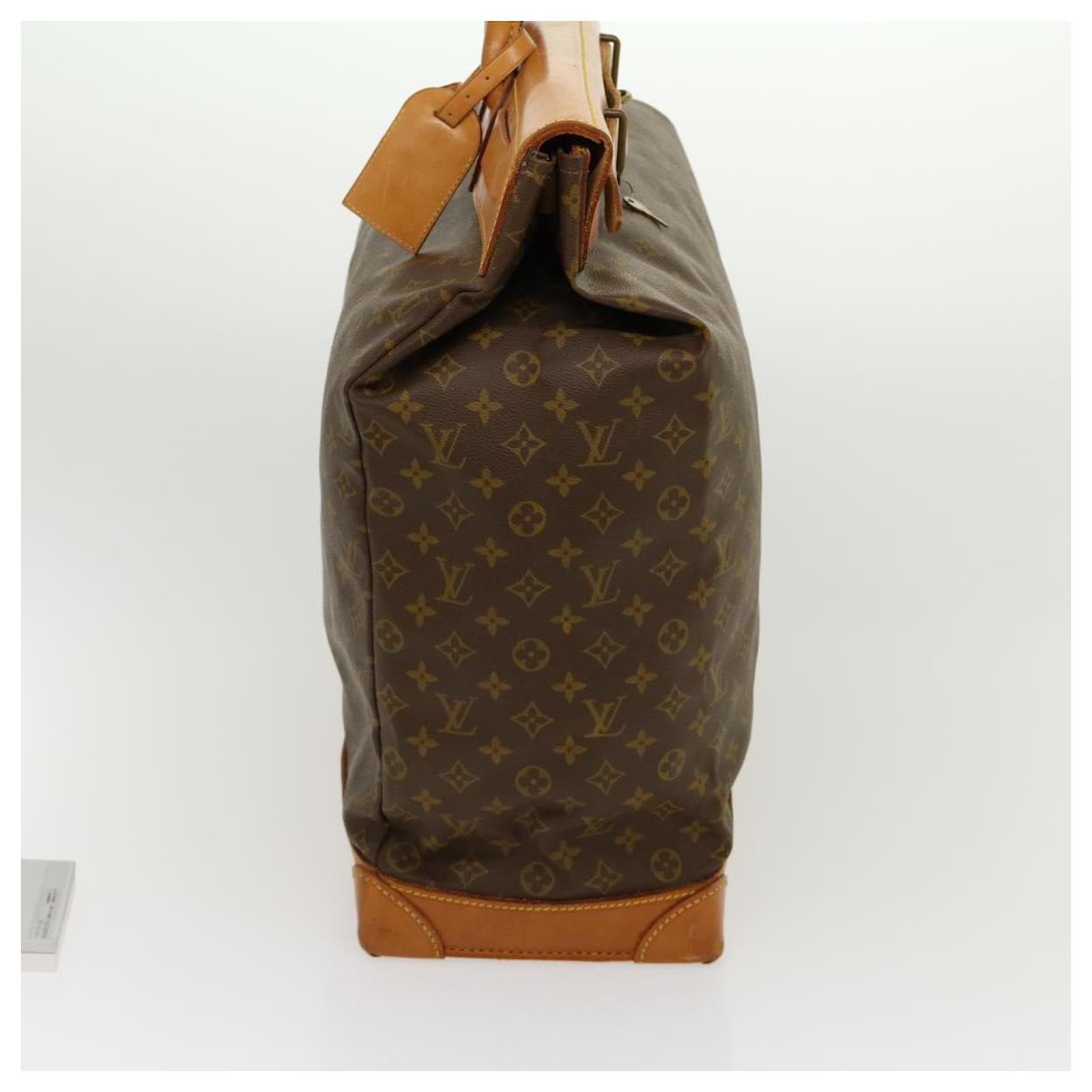 LOUIS VUITTON Steamer bag Hand bag M41126 Monogram canvas Brown