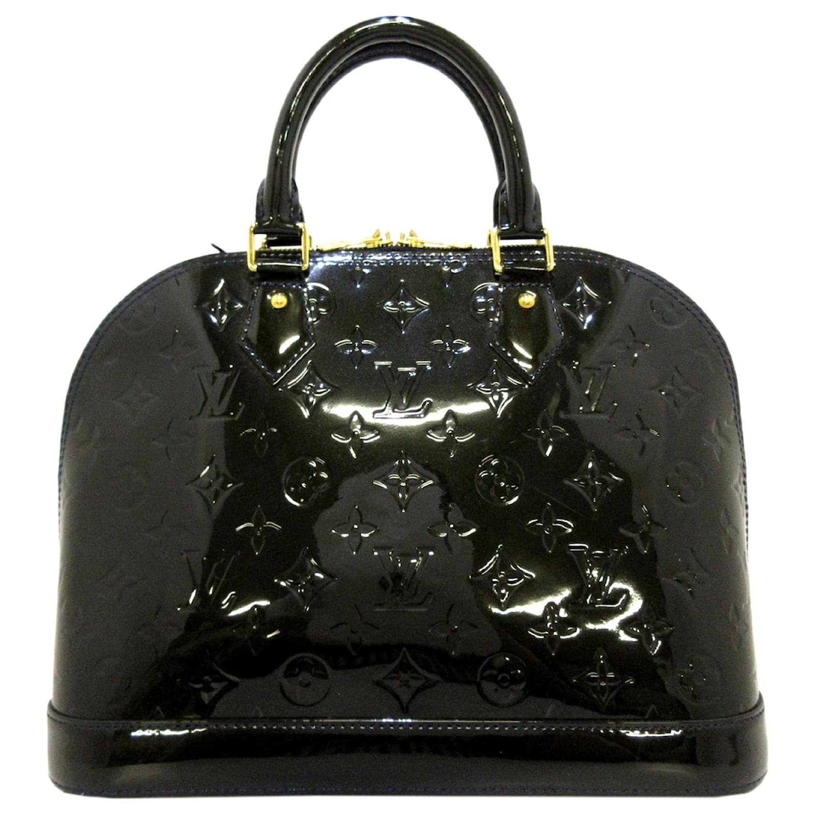 Louis Vuitton Black Vernis Alma PM Leather Patent leather ref.447102 - Joli  Closet