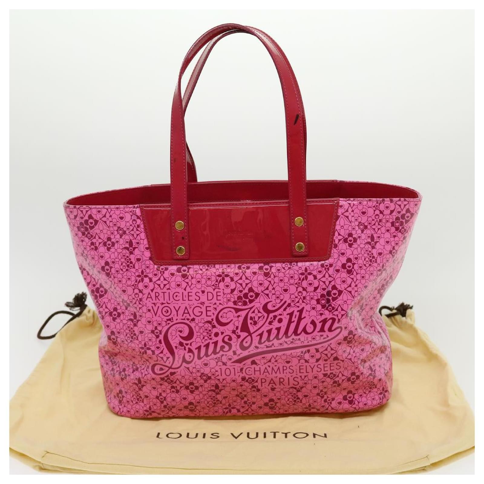 LOUIS VUITTON Cosmic Blossom PM Tote Bag Pink M93160 LV Auth