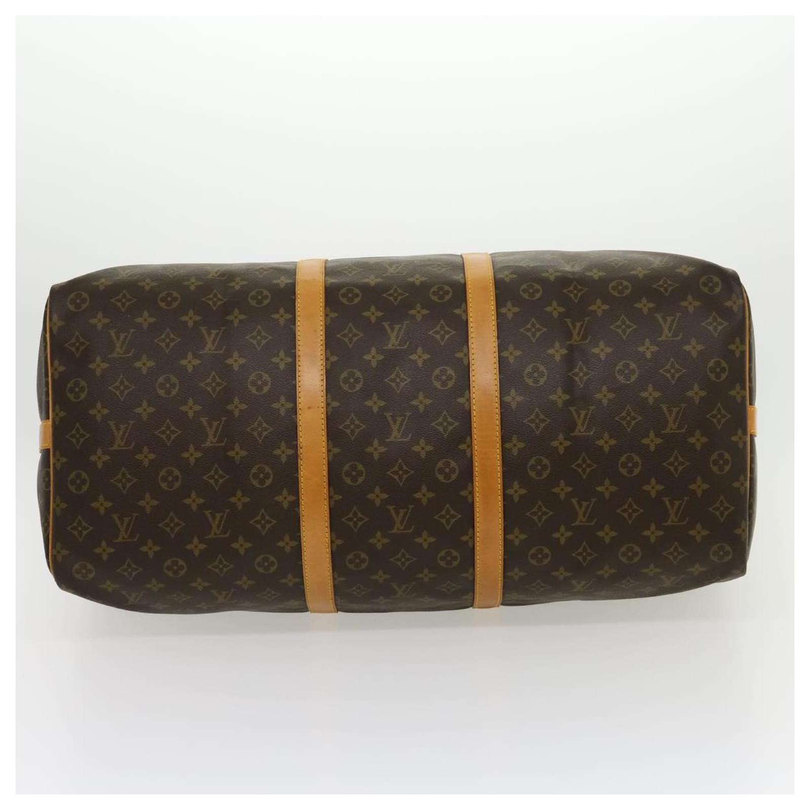 Louis Vuitton Monogram Keepall Bandouliere 60 Boston Bag M41412 LV