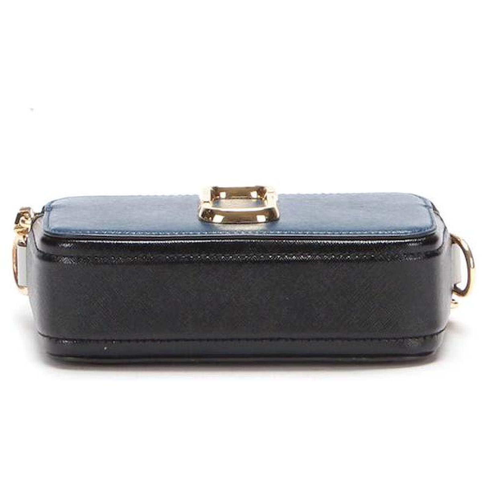 Marc Jacobs Snapshot camera bag Blue Leather Pony-style calfskin ref.606847  - Joli Closet