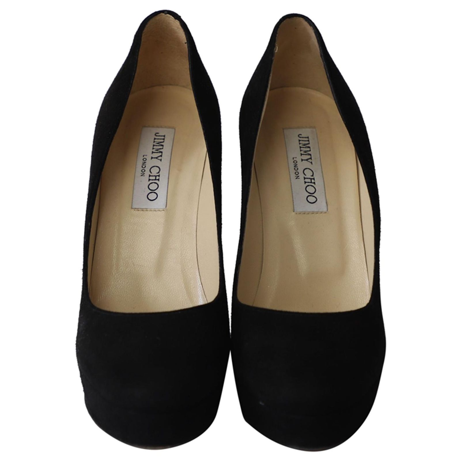 Jimmy Choo Cosmic Platform Pumps in Black Suede ref.JC608251 (Sold 