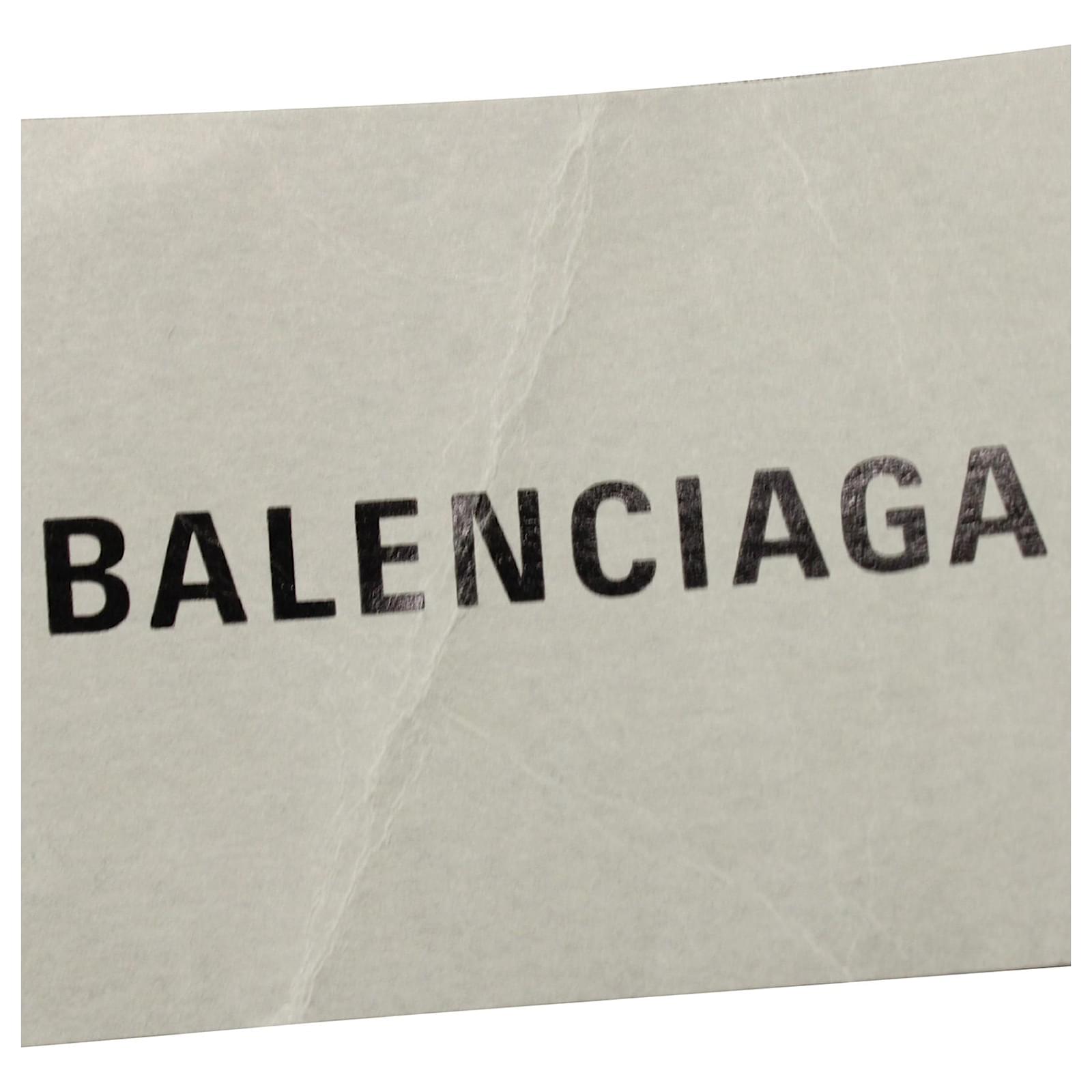 Balenciaga Little Ox Hourglass Top Handle Bag in Black Leather ref.608500 -  Joli Closet