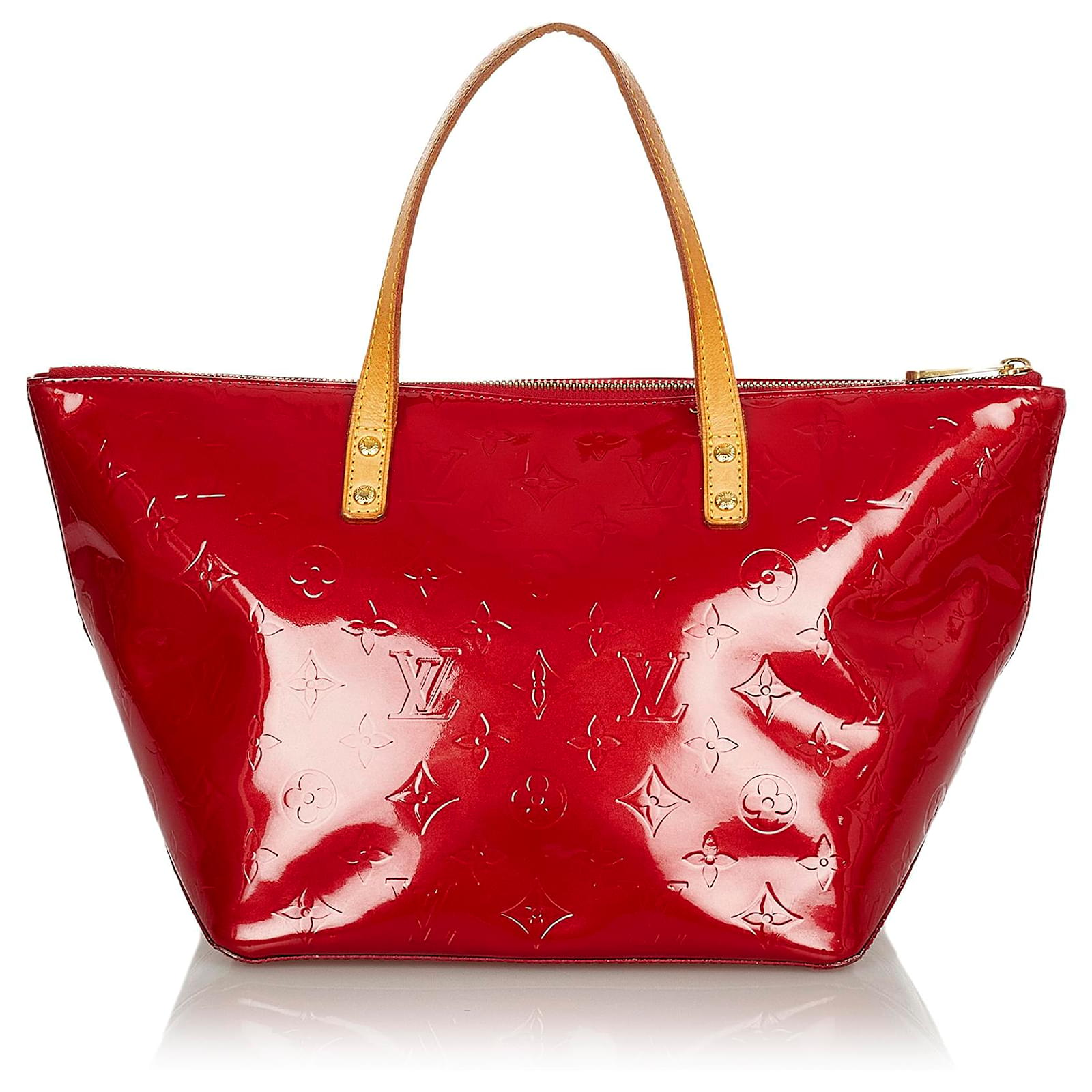 Louis Vuitton Vernis Bellevue PM Red Leather Patent leather ref