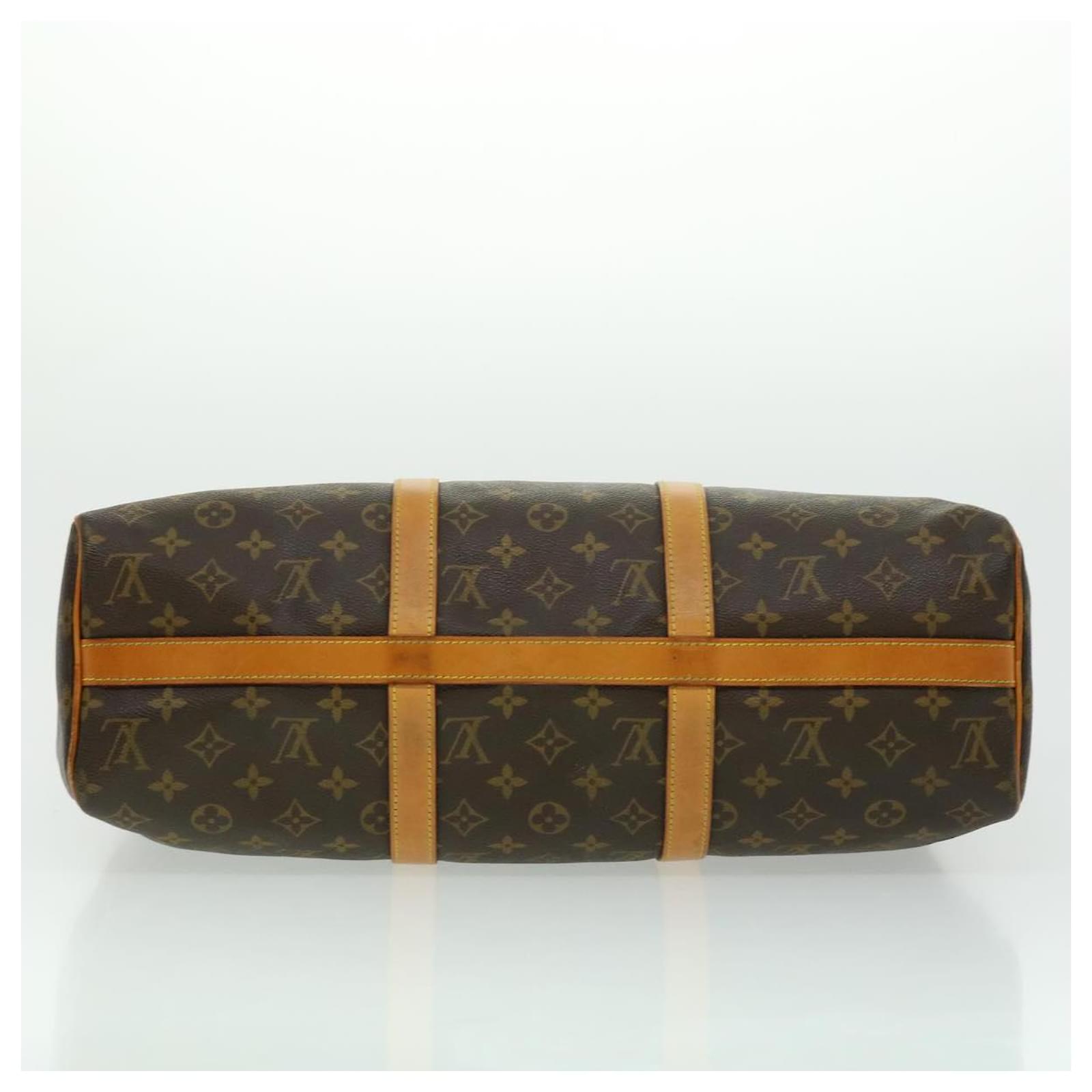Louis Vuitton Brown Monogram Sac Flanerie 45 Leather Cloth ref.518568 -  Joli Closet