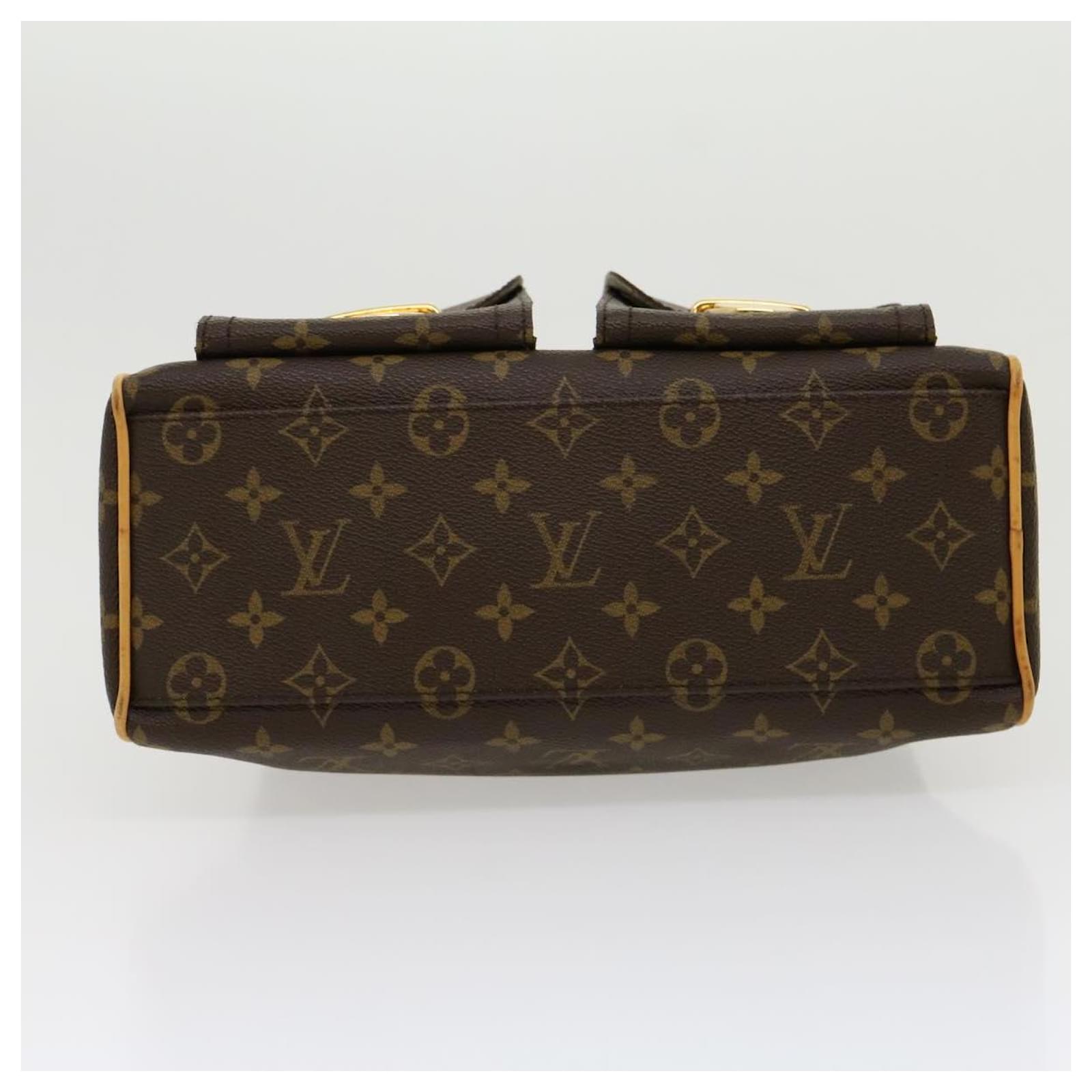 LOUIS VUITTON Monogram Manhattan PM Hand Bag M40026 LV Auth pt3529 Cloth  ref.609450 - Joli Closet