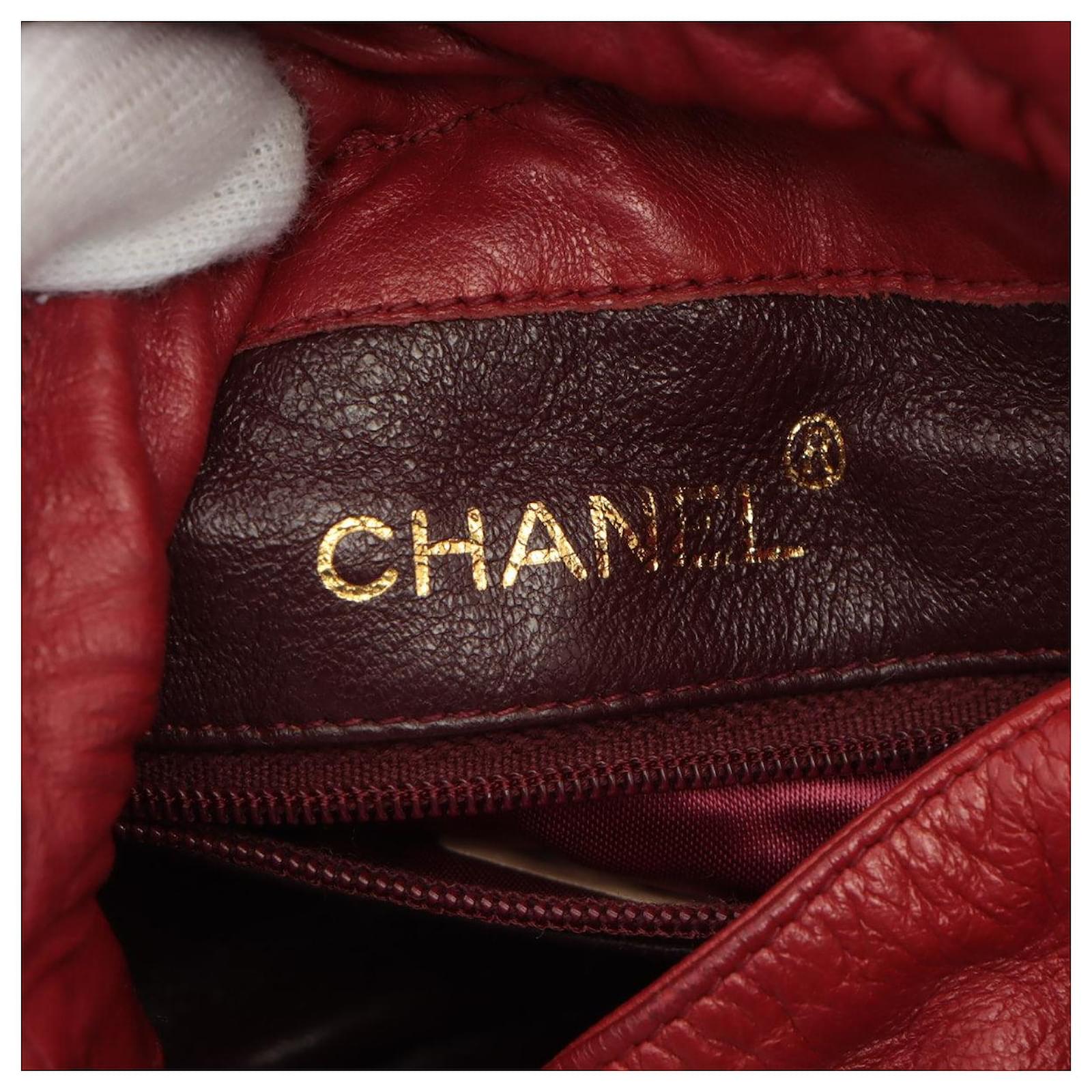 Chanel Vintage CC 1986-88 Drawstring Bucket Bag