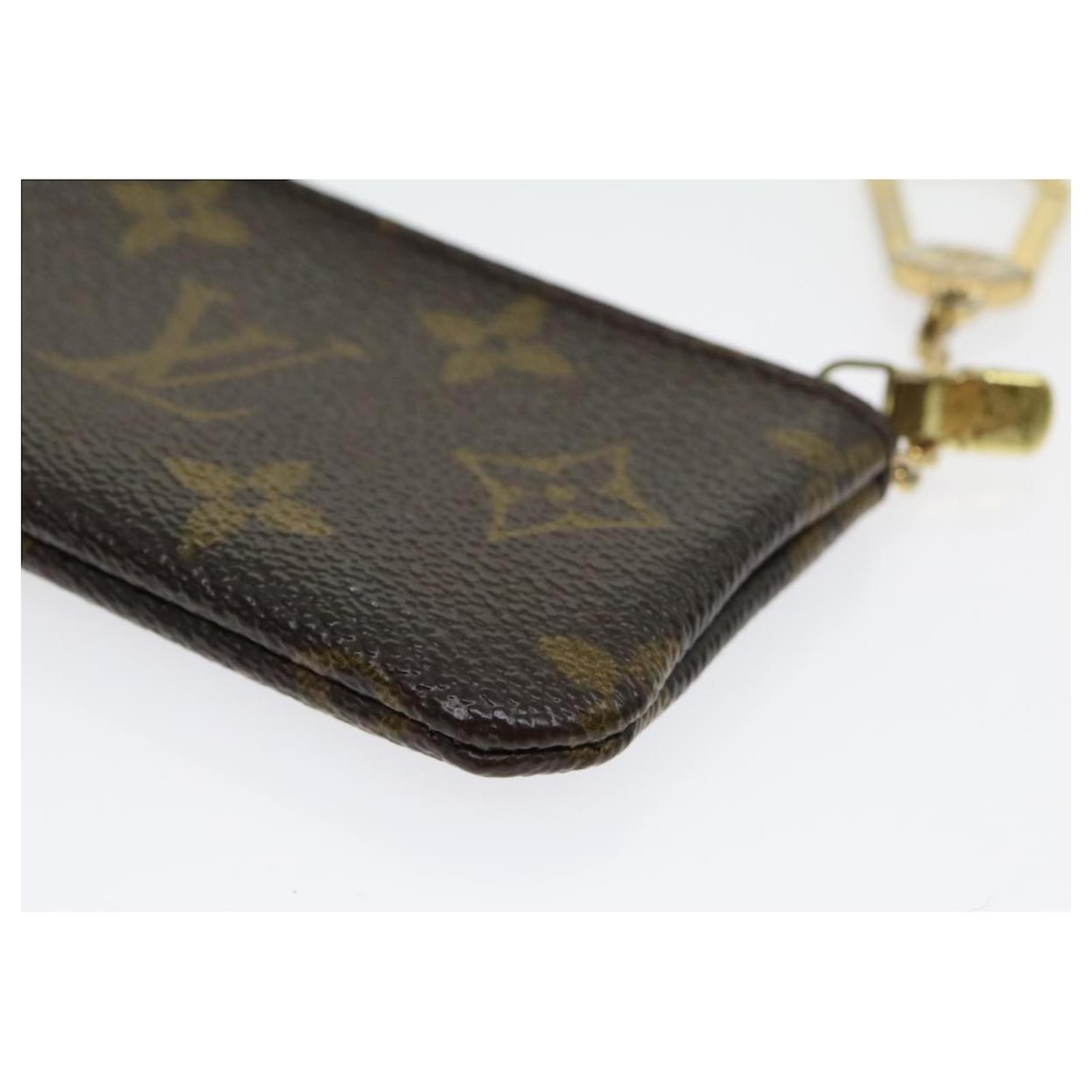 Auth LOUIS VUITTON Pochette Cles Coin Purse M62650 Monogram Canvas  #36631298