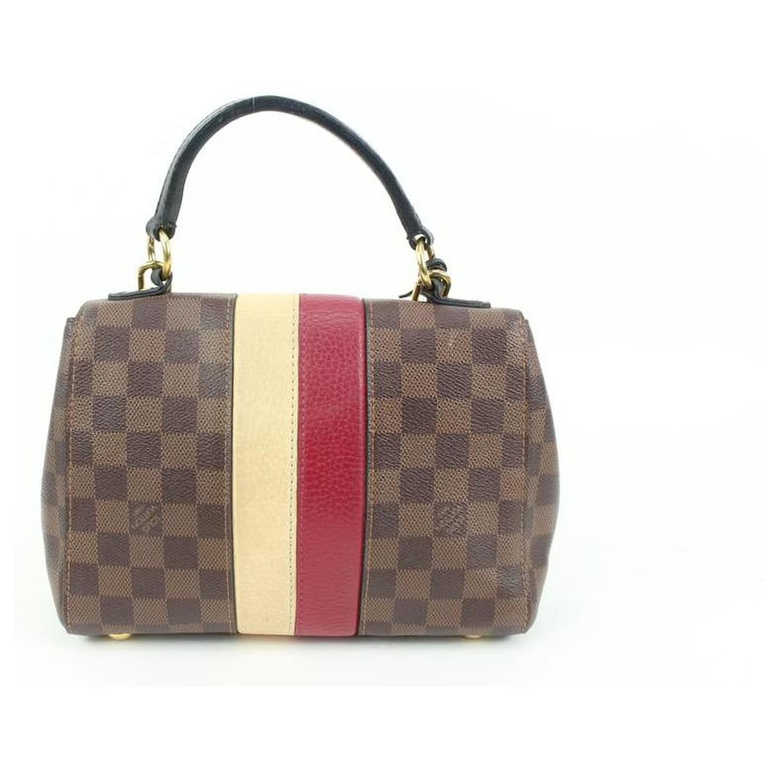 Louis Vuitton Damier Ebene Bond Street BB 2way Top Handle Bag Leather  ref.609880 - Joli Closet