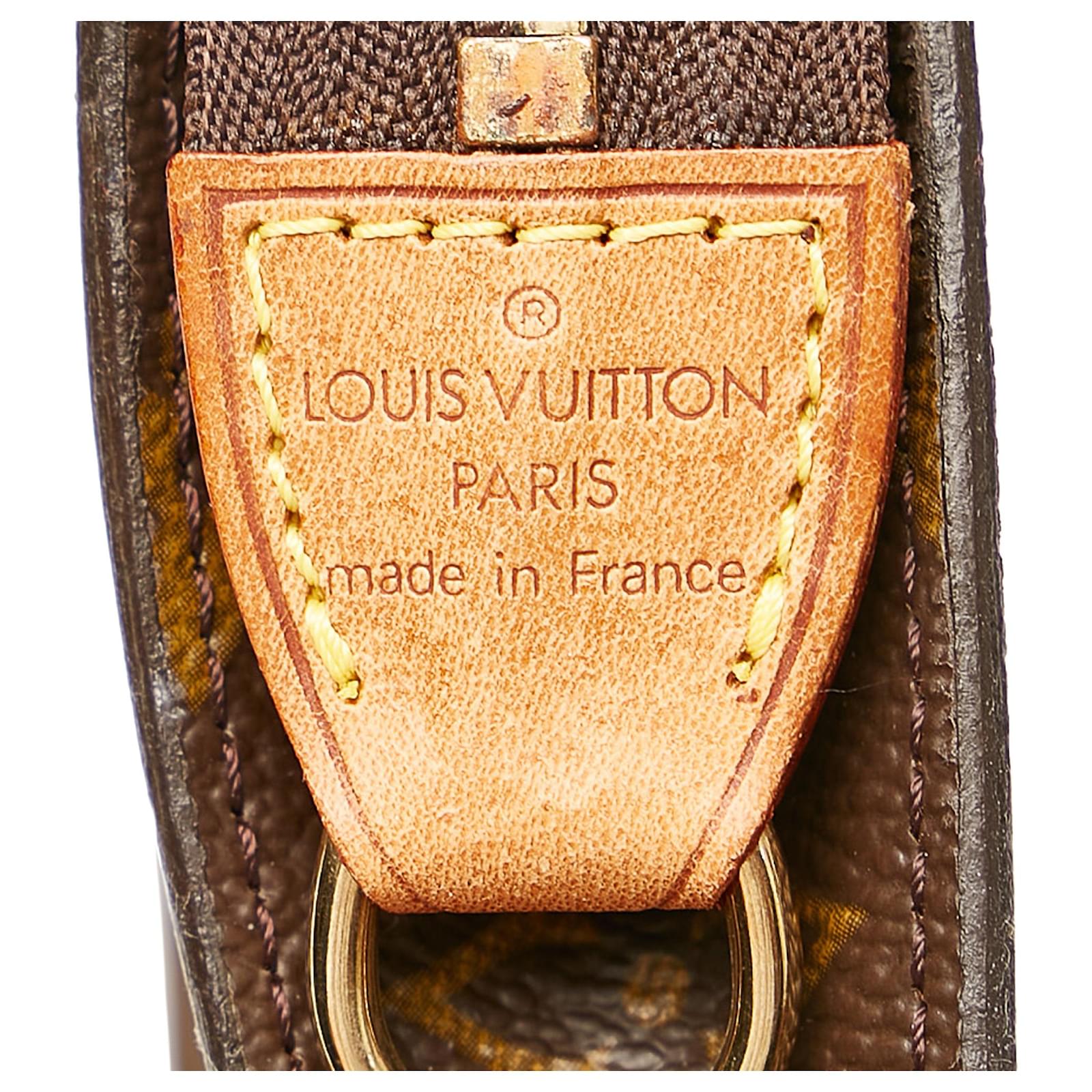 Louis Vuitton Brown Monogram Toiletry Pouch 15 Cloth ref.610085