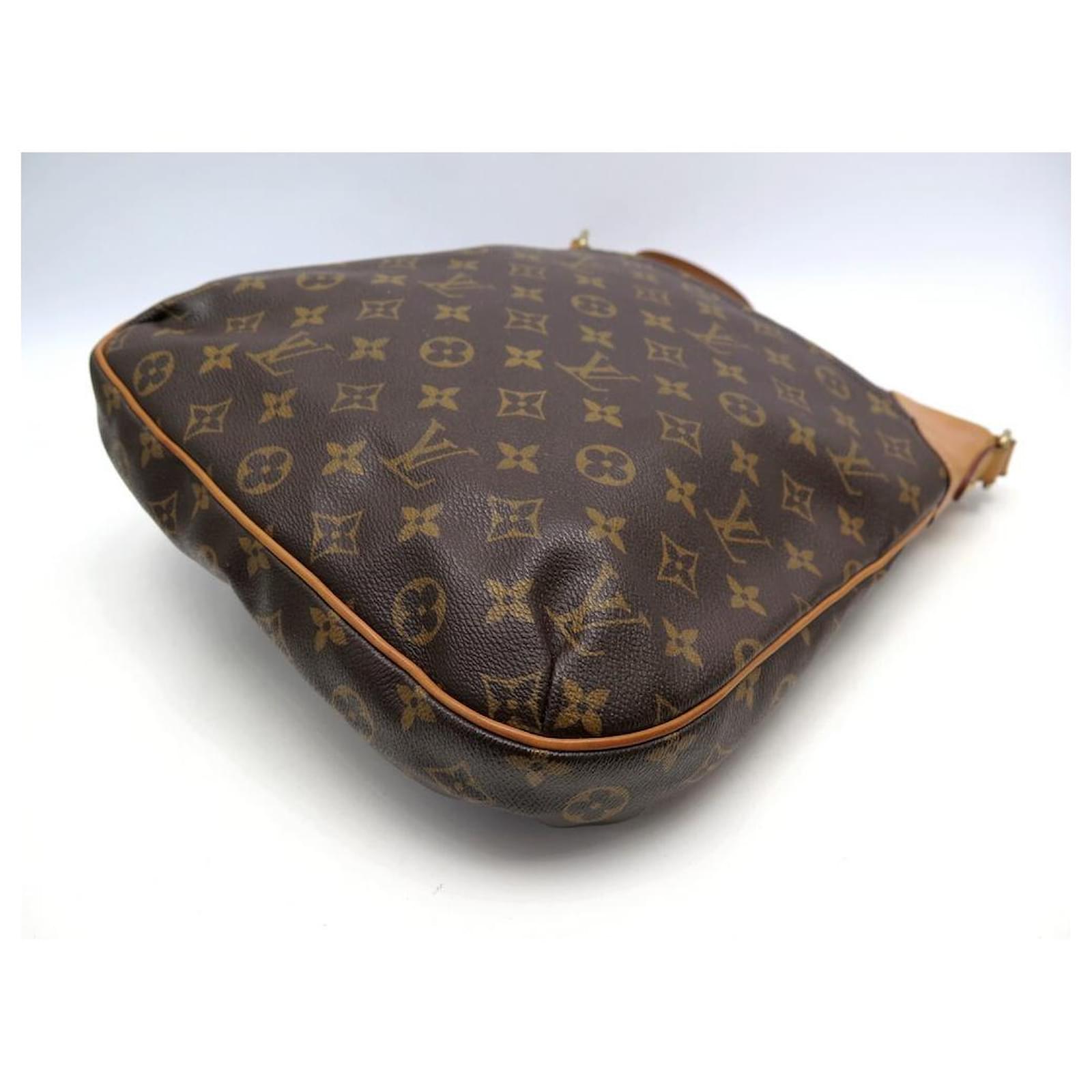 LOUIS VUITTON ODEON MM M HANDBAG56389 MONOGRAM BAG CANVAS STRAP