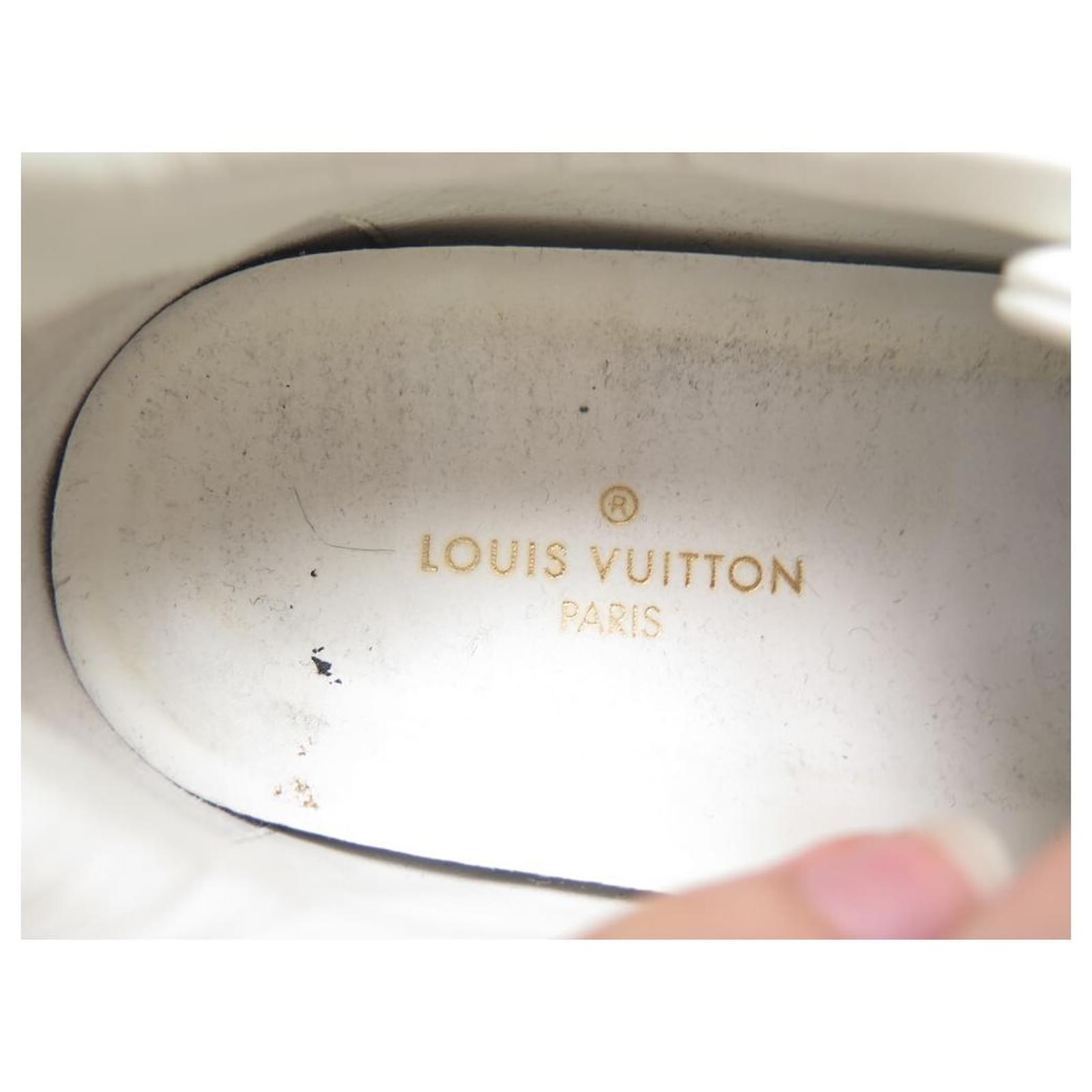 Louis Vuitton Monogram Canvas White Leather Kyoto Low Top Sneakers Size  8.5/39 - Yoogi's Closet