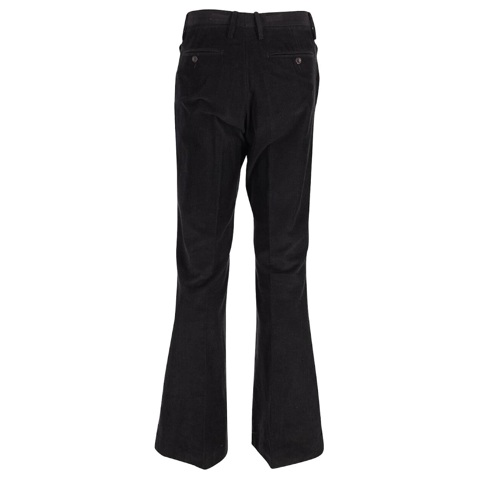 Gucci Tom Ford for Gucci Corduroy Pants in Black Rayon Cellulose fibre ...