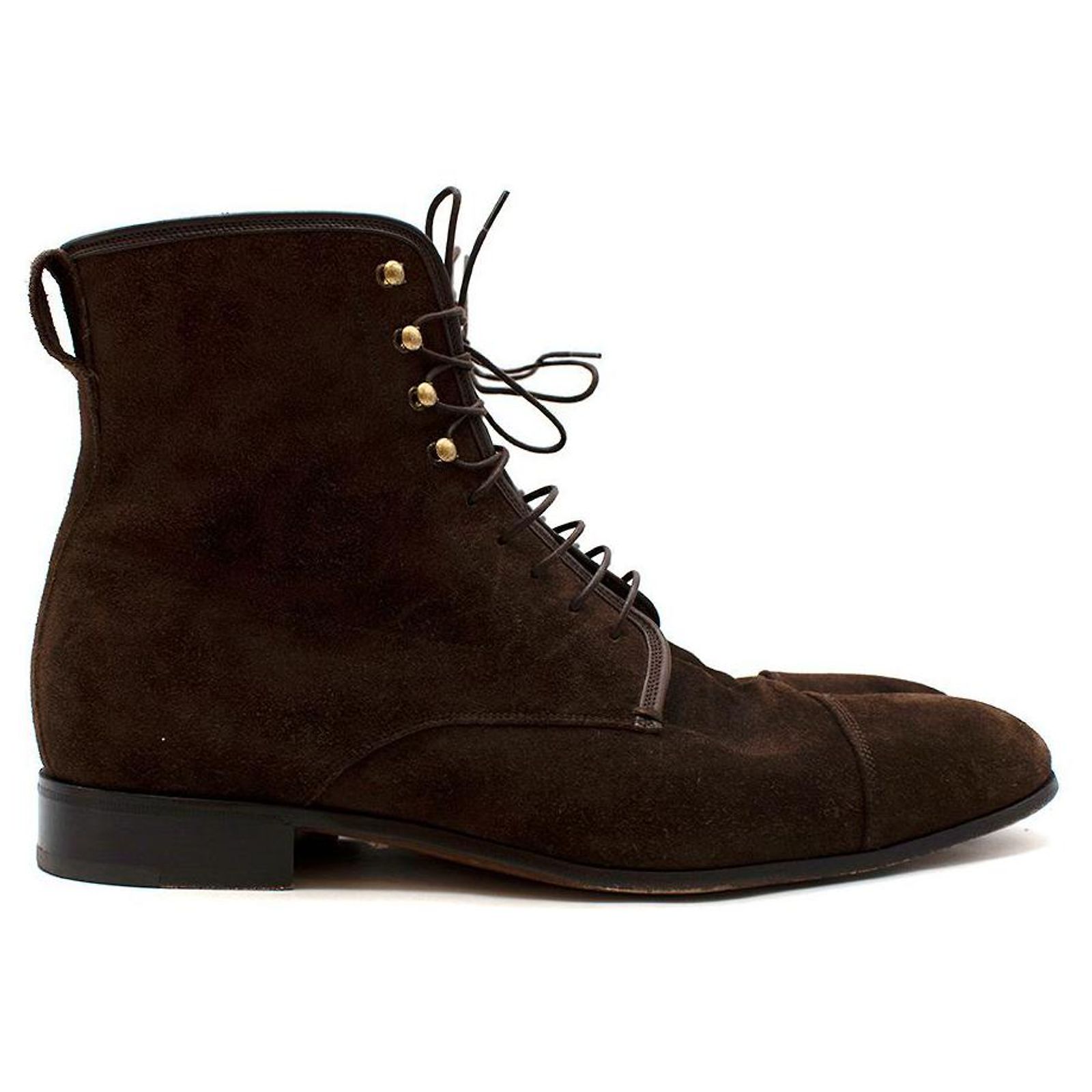 Chaussures Femme Daim Marron Lands' End – Taille US 8.5 – Confortables Pour La Marche – Occasion