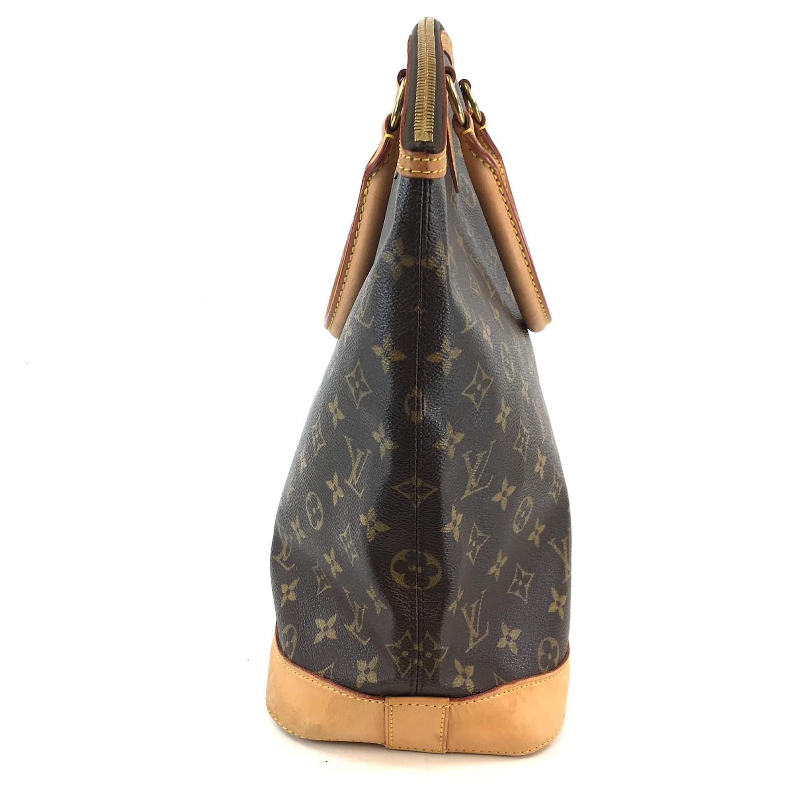 Louis Vuitton Lockit Vertical MM Monogram Canvas Brown Leather ref.612457 -  Joli Closet
