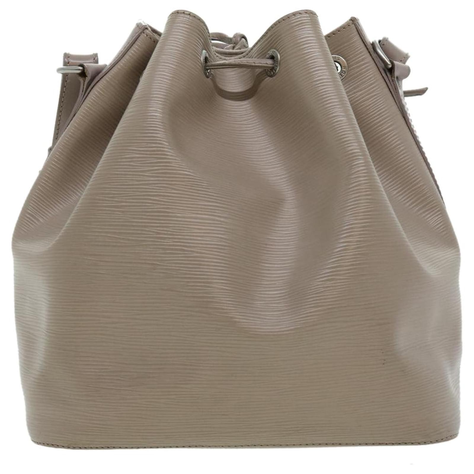 Louis Vuitton Petit Noé Beige Calf