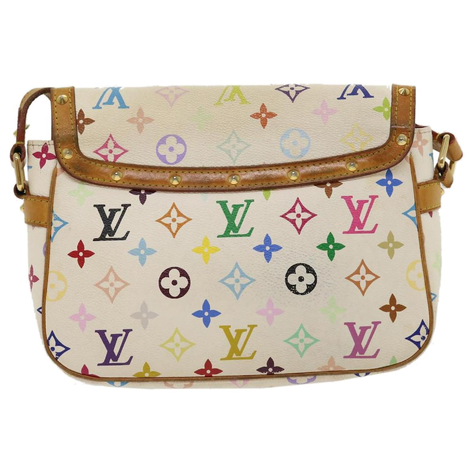 LOUIS VUITTON Monogram Multicolor Sologne Shoulder Bag White M92661 auth  30654 ref.612769 - Joli Closet