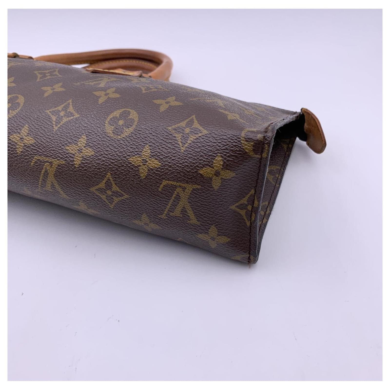 Louis Vuitton Vintage Monogram Canvas Sac Triangle Tricot Bag