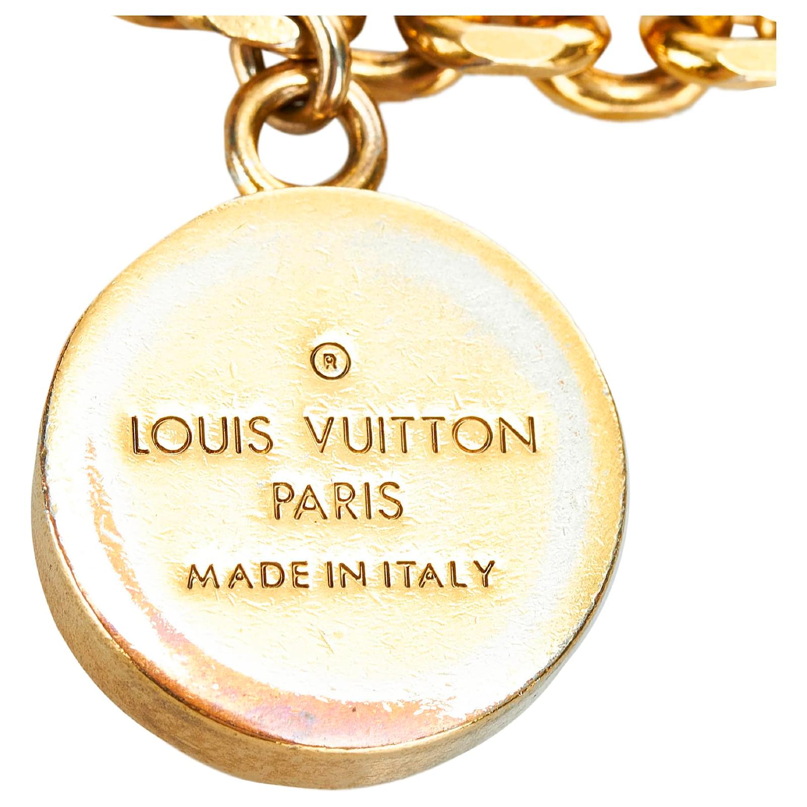 Louis Vuitton Gold & Silver-Tone Metal Kaleido V Bag Charm