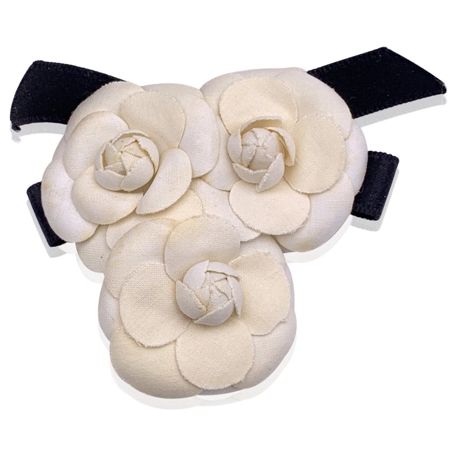 Broche épingle à Cheveux En Cuir PU Fleur Camélia - Lot De 2, Doré, Fait Main | Accessoire Mariage Soirée - 5