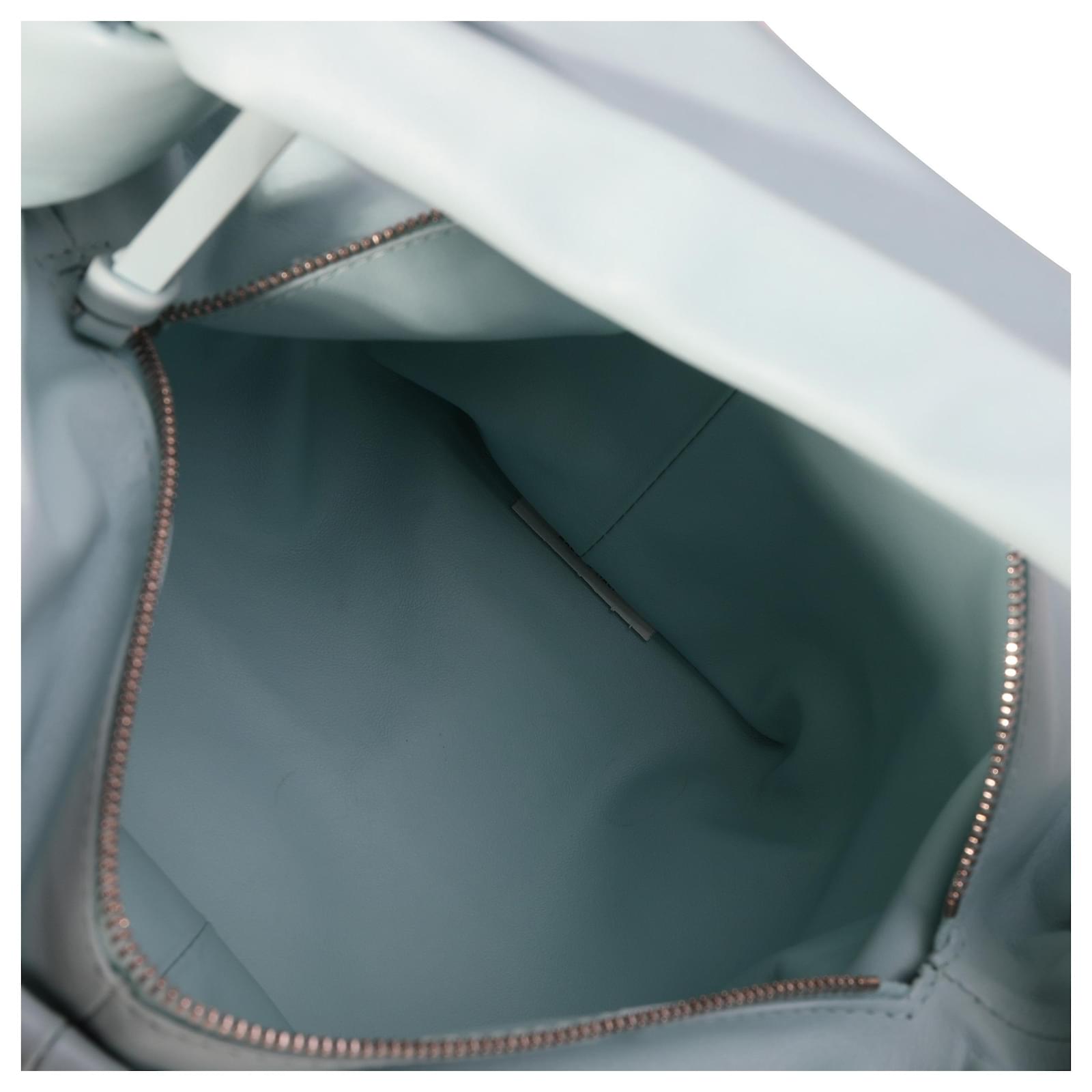Bottega Veneta Spearmint Leather Double Knot Bag Blue ref.613957 - Joli  Closet