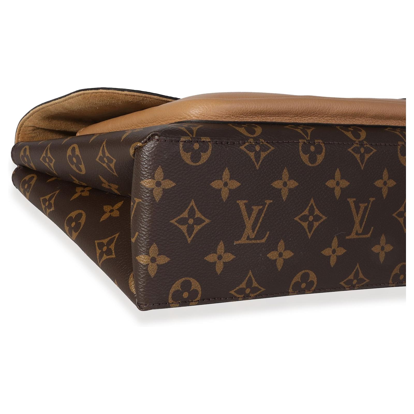 Louis Vuitton, Marignan Top Handle Crossbag Sesame Monogram Leather Cro