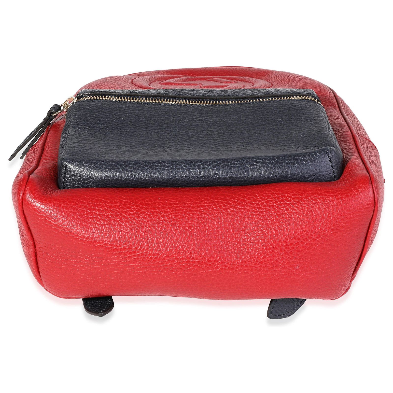 Sac à Dos Trussardi En Cuir Grainé Noir - Taille Petit (27x27x11 Cm) - Occasion Bon état - Doublure Satin
