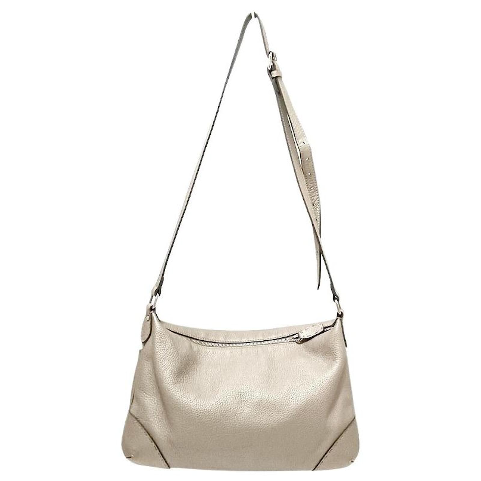 Fendi Selleria Grey Leather ref.614949 - Joli Closet