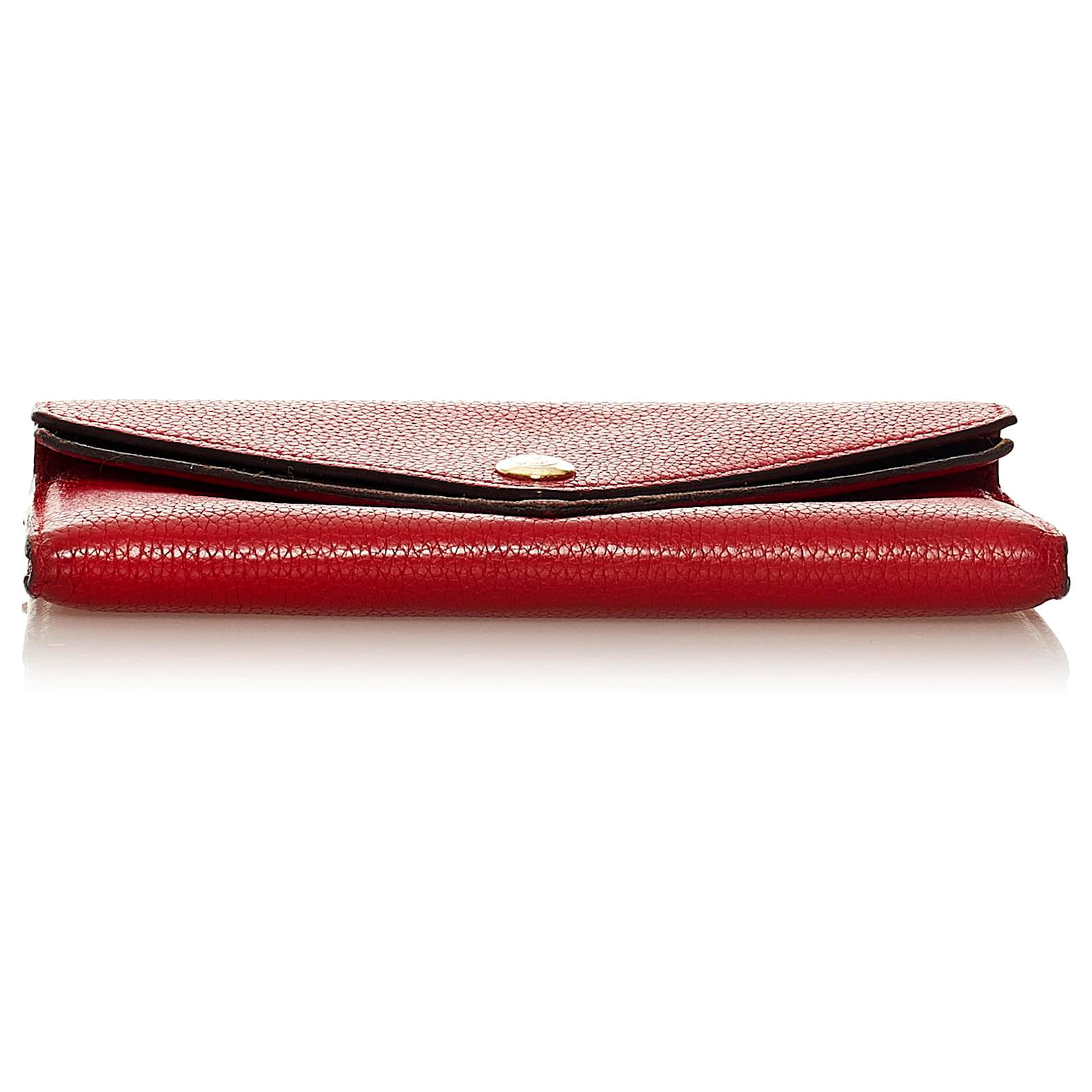 LOUIS VUITTON Handbags T. Leather Red ref.859725 - Joli Closet