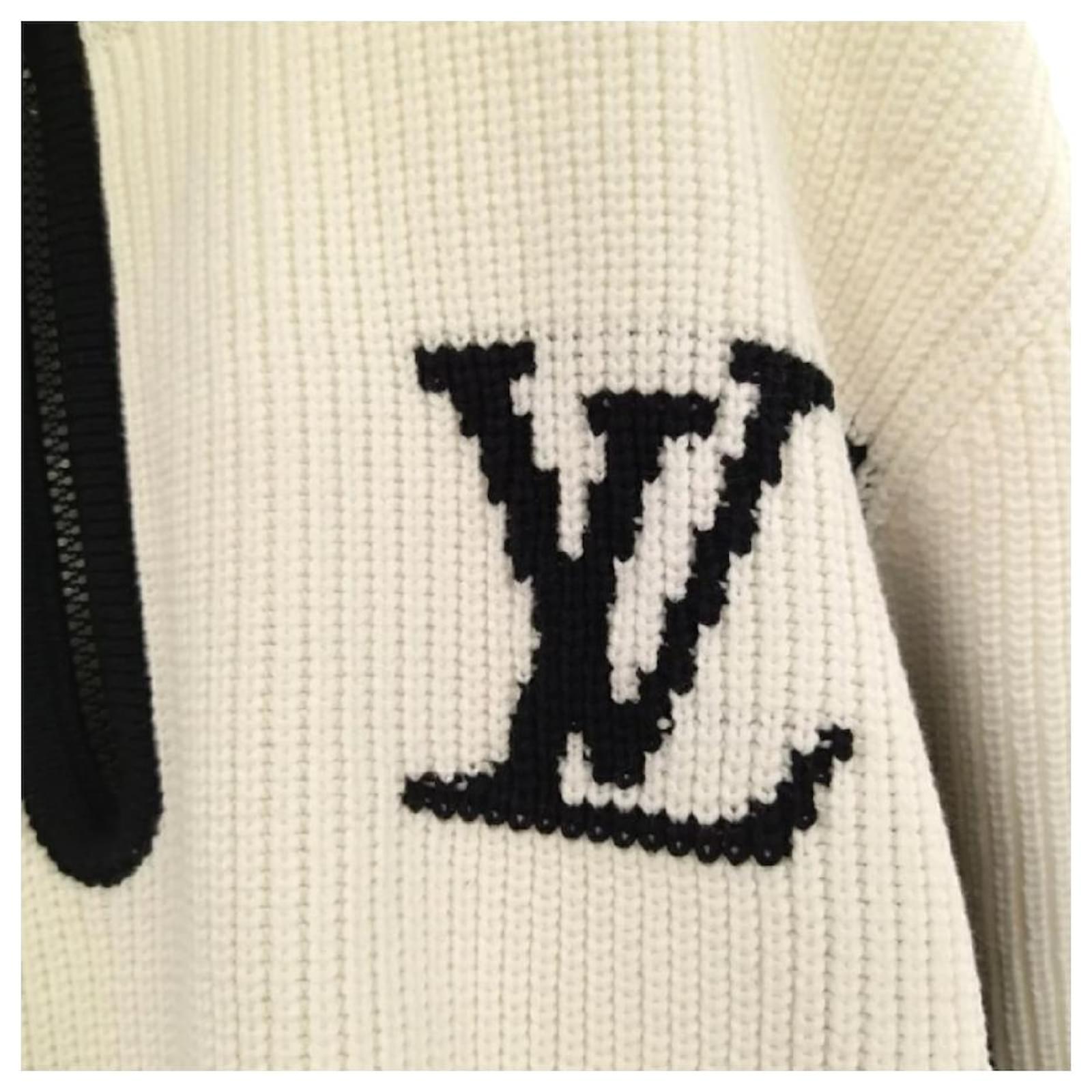 Buy Replica Louis Vuitton Two-Tone Turtleneck Half Zip Sweater