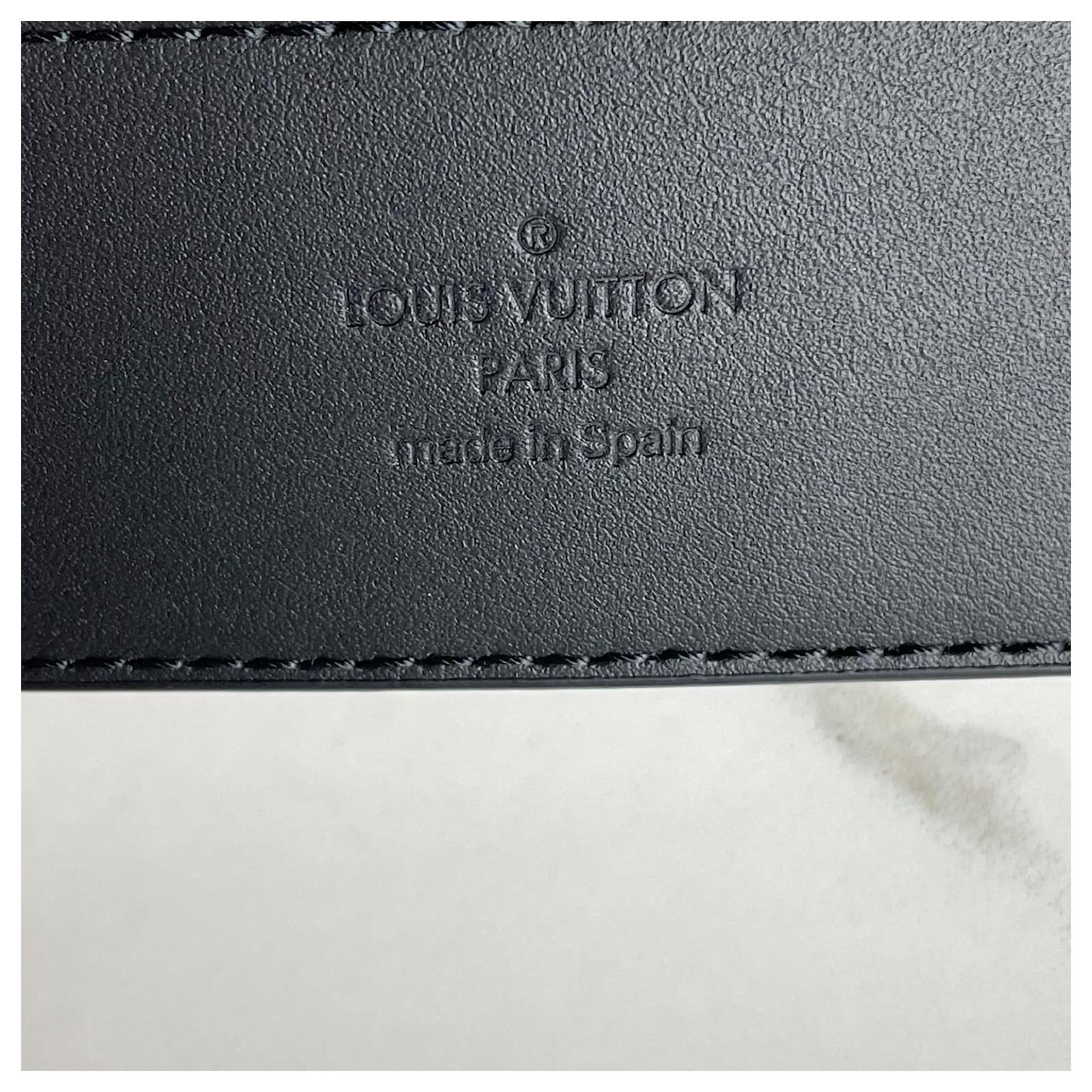 Louis Vuitton LV Initiales Black Leather ref.998153 - Joli Closet