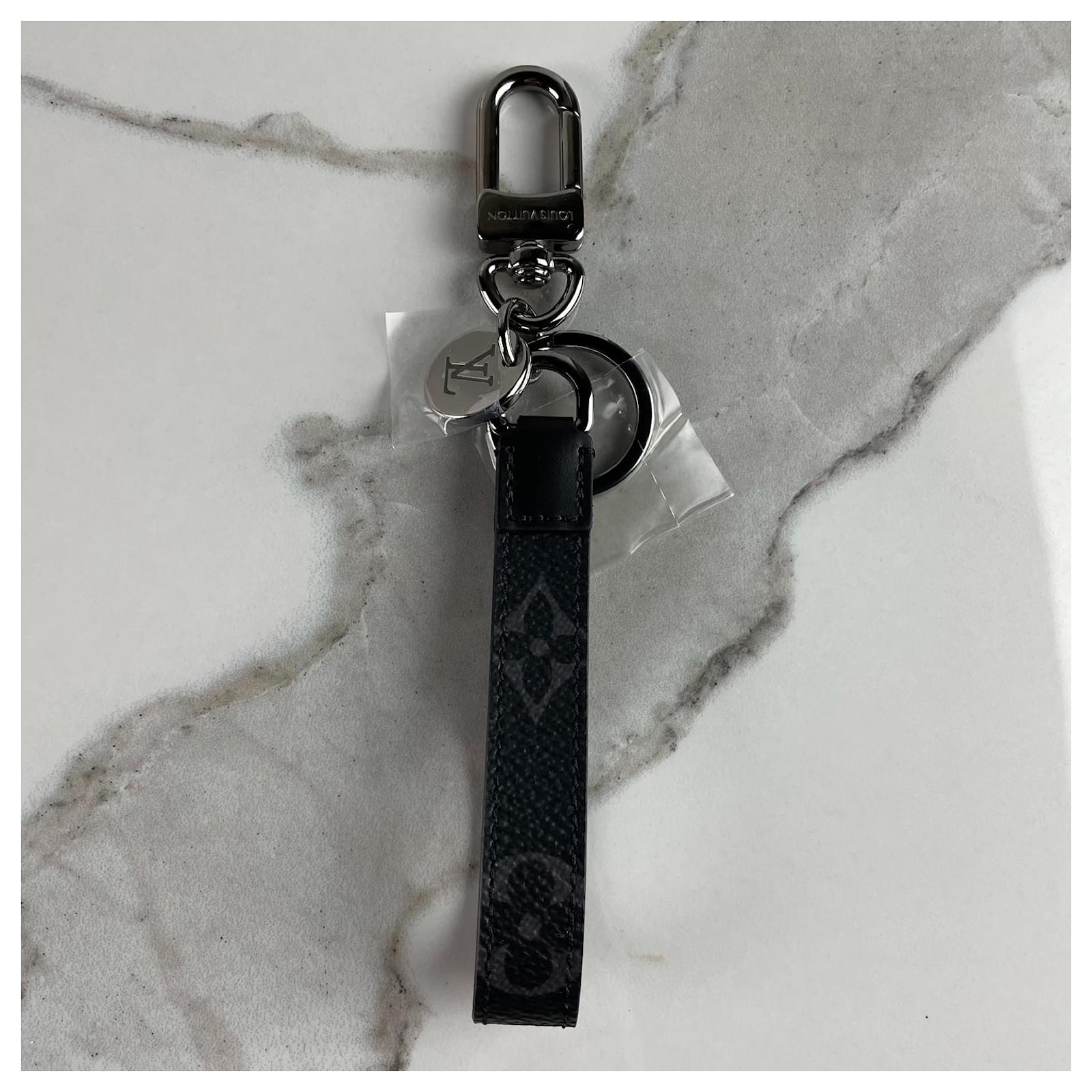 Louis Vuitton Enchappe Key Holder Charcoal Grey Leather