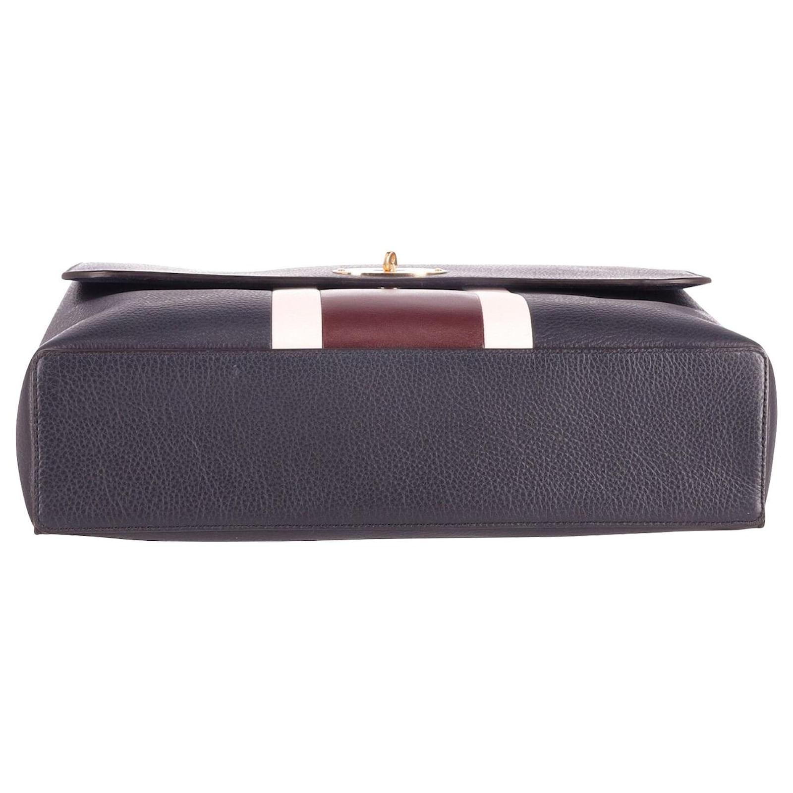 Mulberry Anthony Messenger Bag in Navy Blue Leather ref.615843 Joli