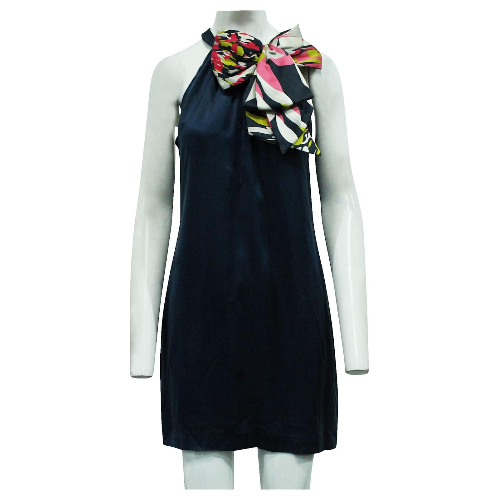 Fabulous Ted Baker Dress UK12 Navy broderie sleeve BM051 main image 1