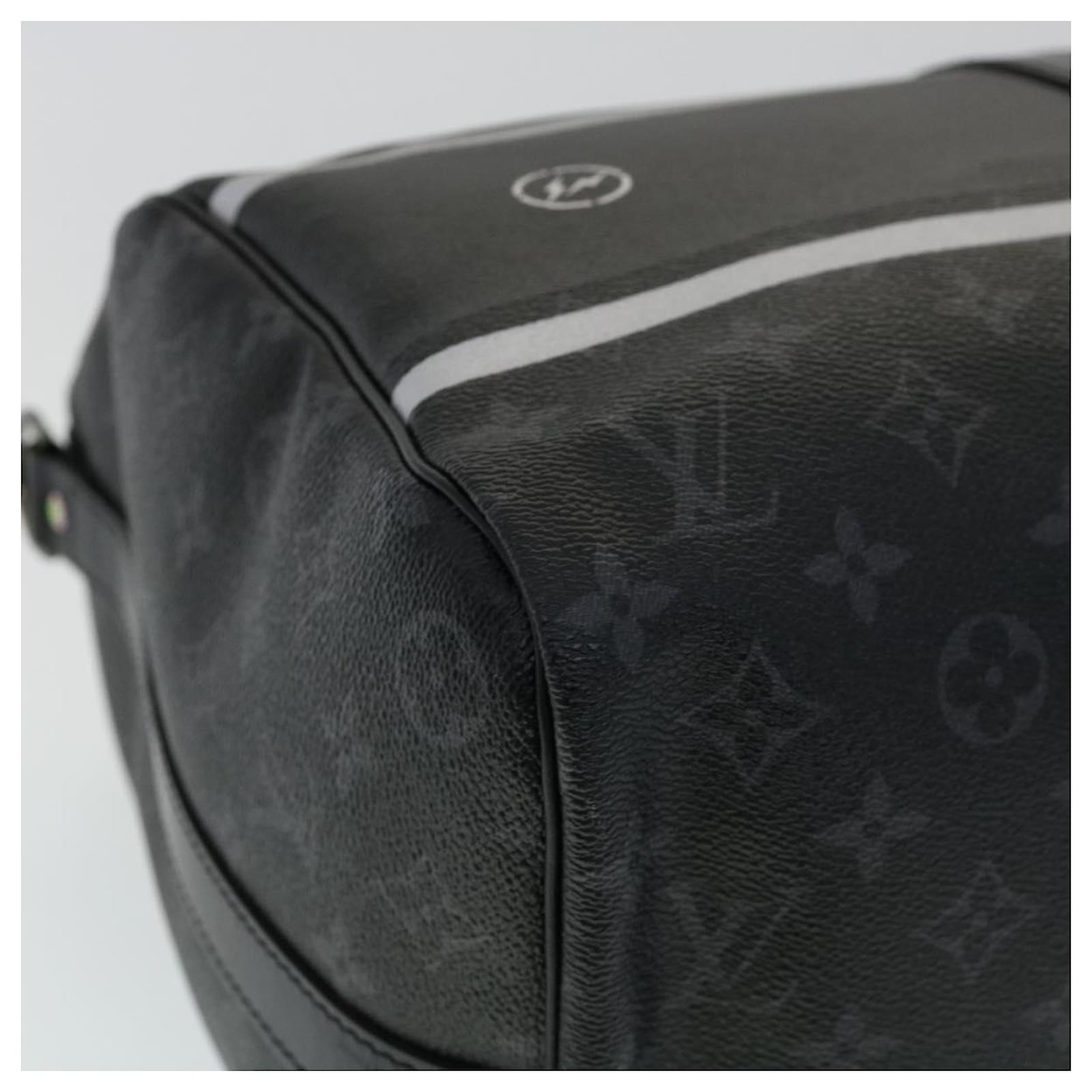 Louis Vuitton Black Reversible Monogram Eclipse Packable Scarf 4LU0224