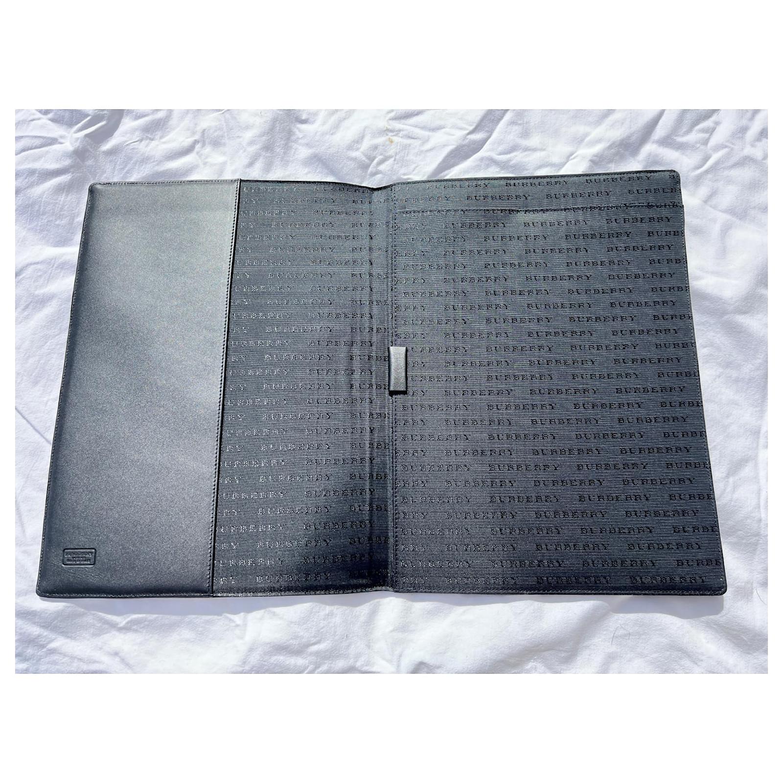 Burberry tablet or iPad case from coated canvas Nova Check Blue Navy blue  Cloth  - Joli Closet