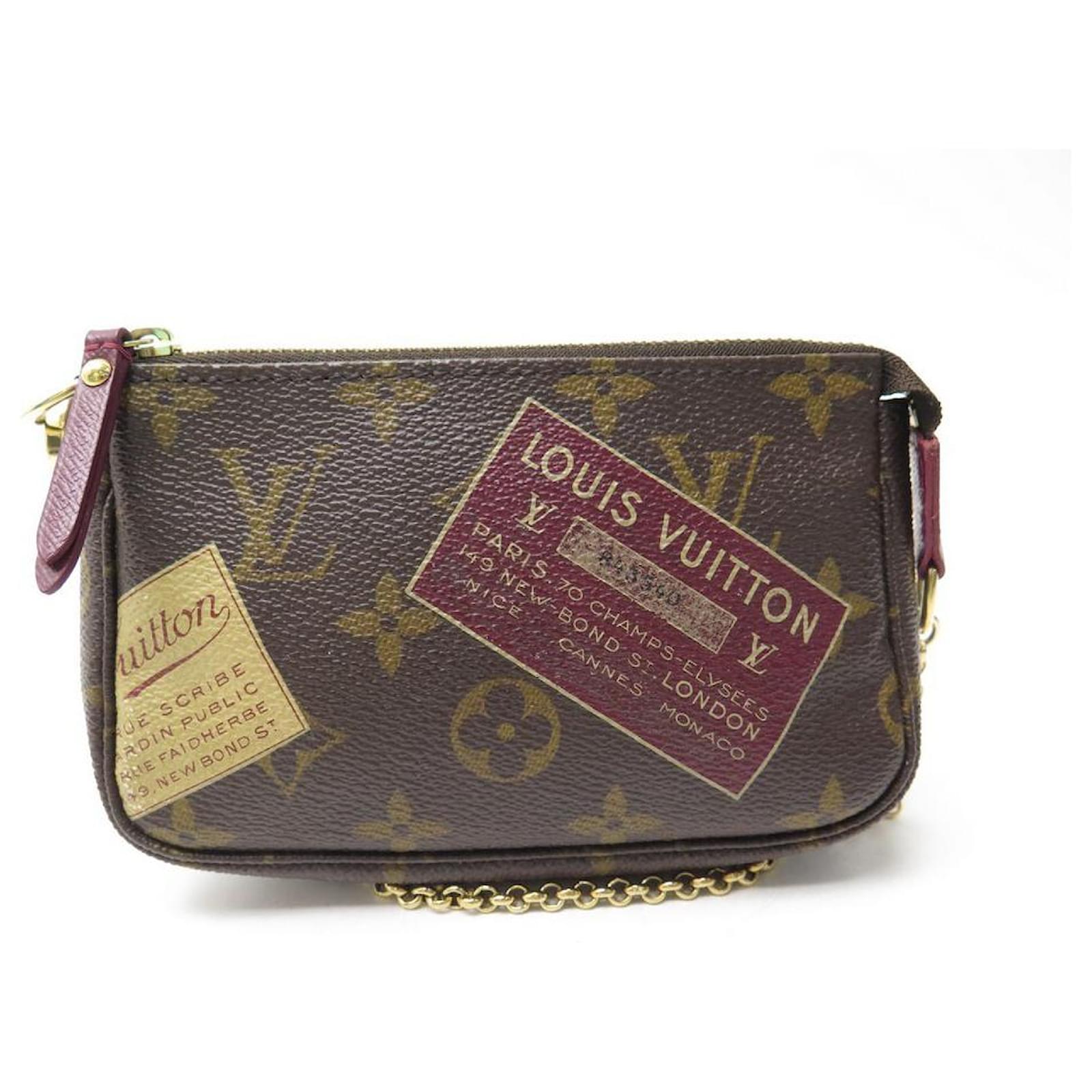 MINI POUCH ACCESSORIES LOUIS VUITTON CANVAS MONOGRAM PATCH EDITION