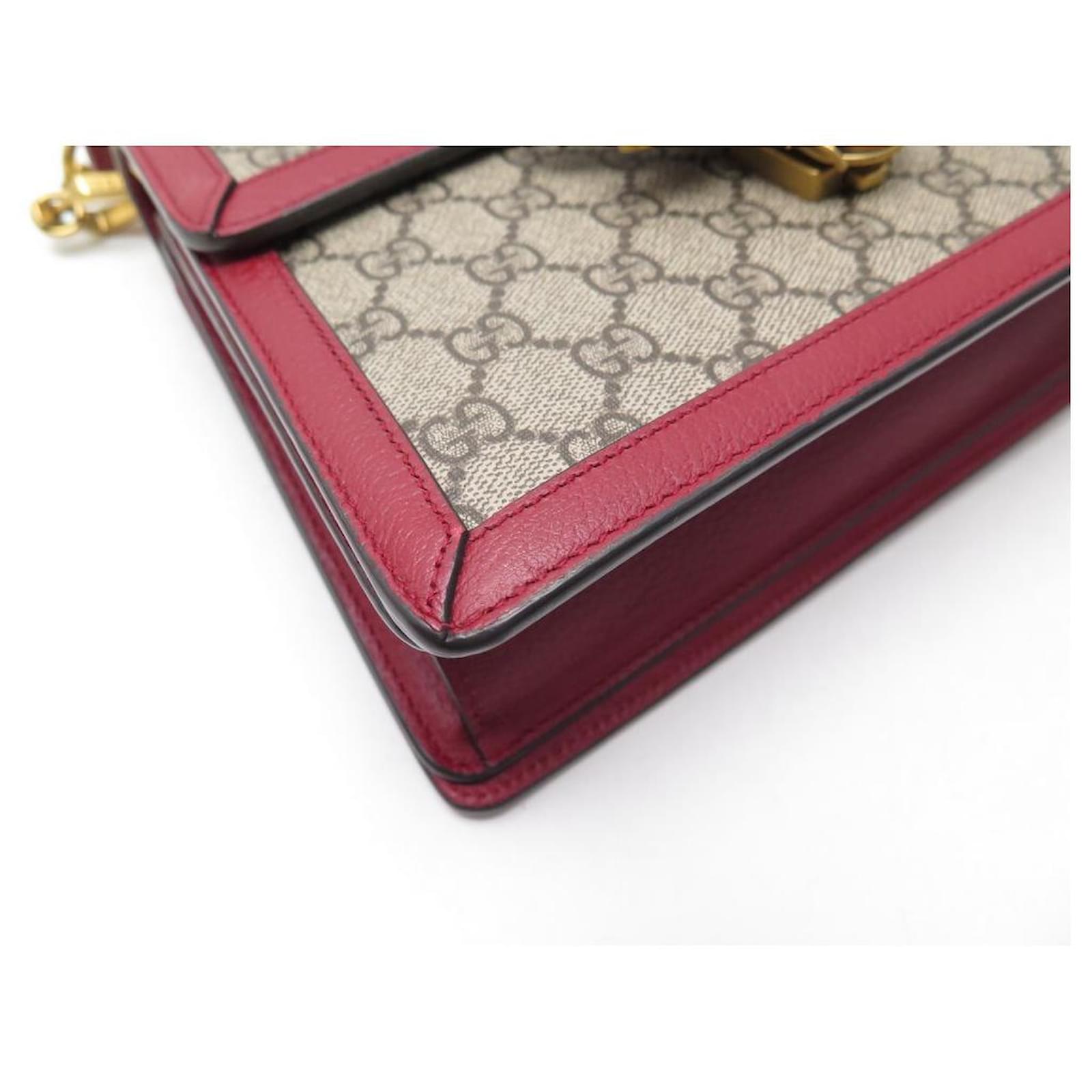 Gucci Queen Margaret Apollo Clutch Handbag in Hibiscus Red