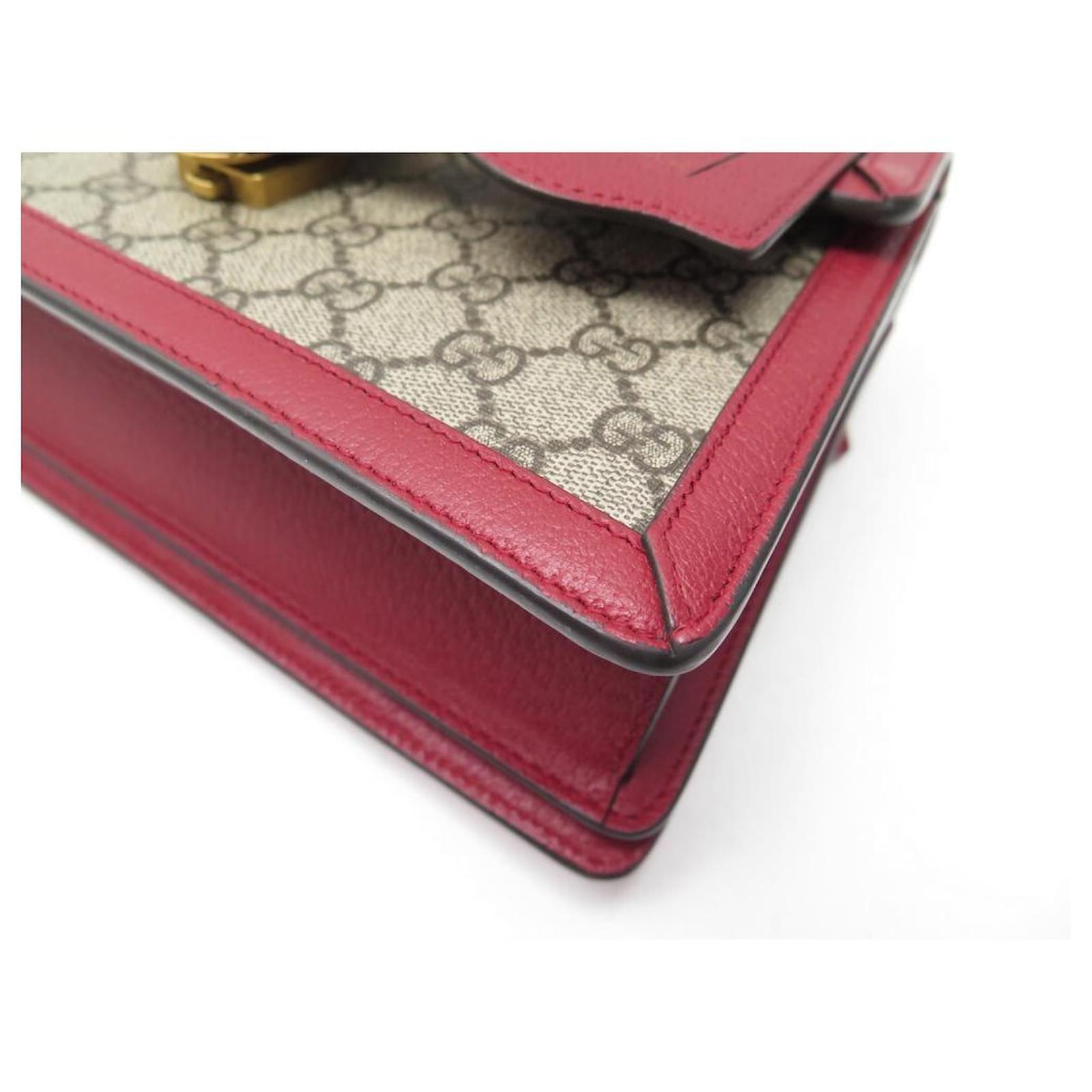 Gucci Queen Margaret Apollo Clutch Handbag in Hibiscus Red