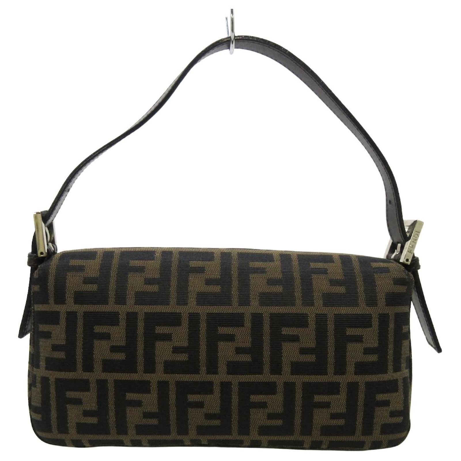 Fendi Mamma Baguette Brown Cloth ref.617450 - Joli Closet