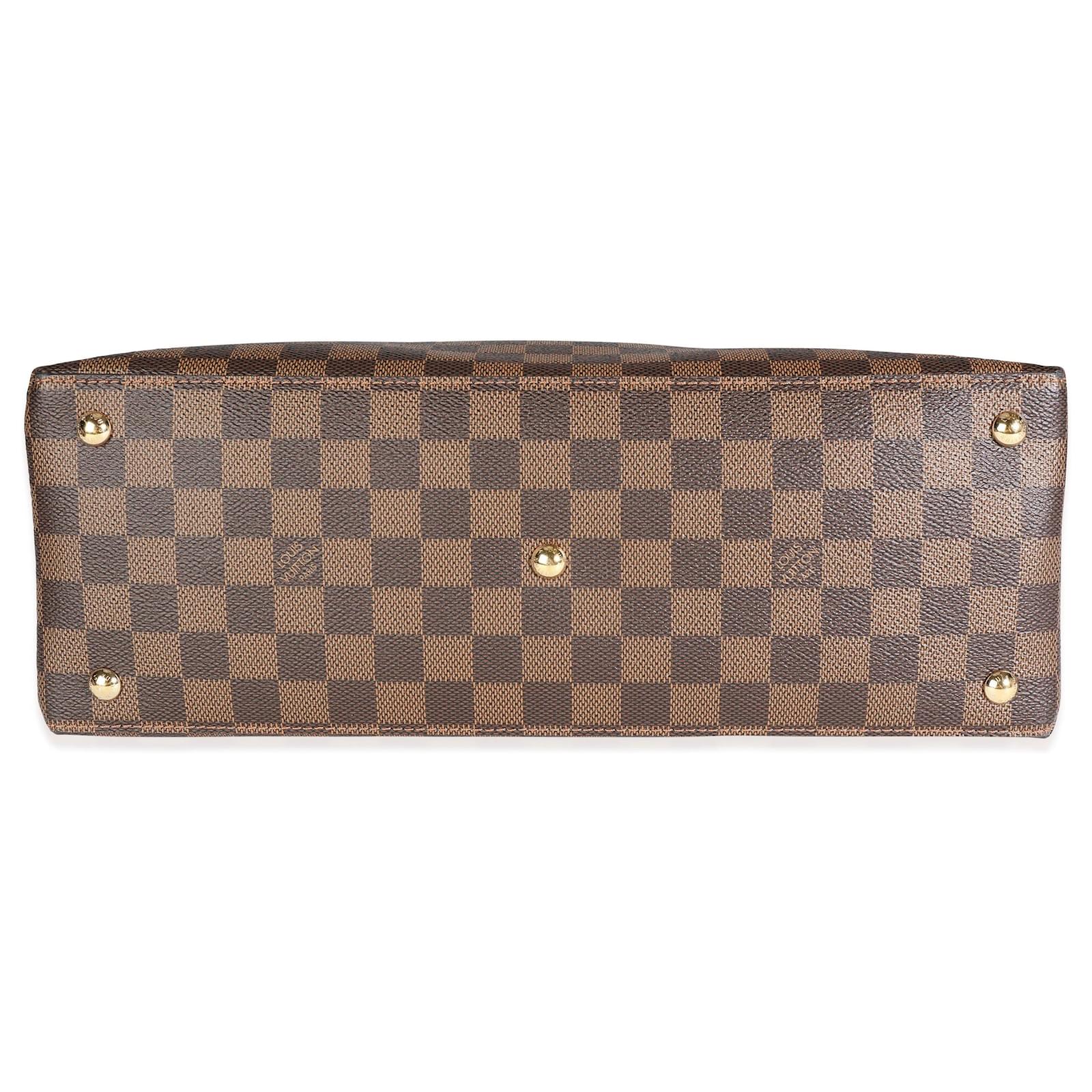 Louis Vuitton LV Riverside Damier Ebene Black Taurillon leather